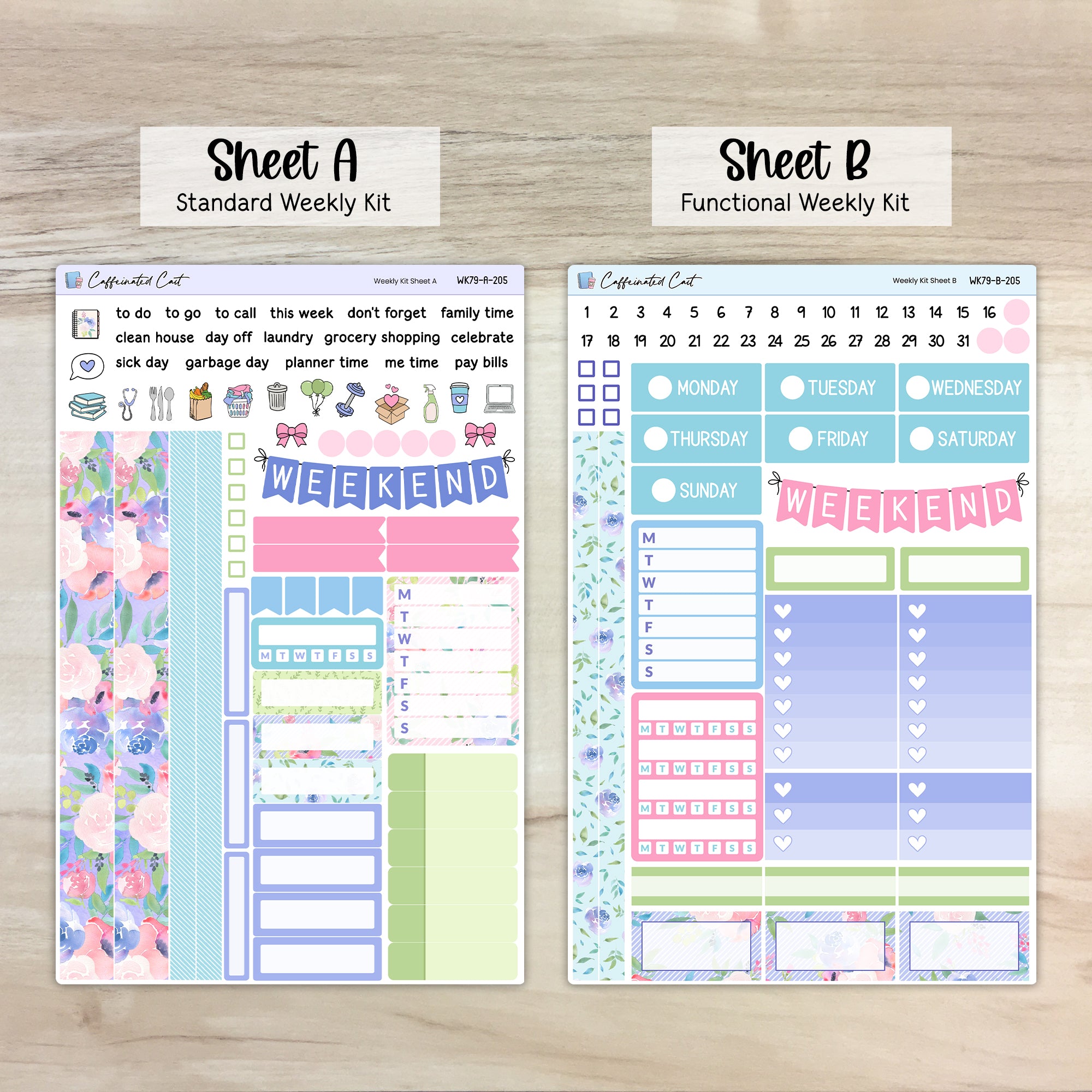 Weekly Kit & Add-ons - Periwinkle [ 205 ]