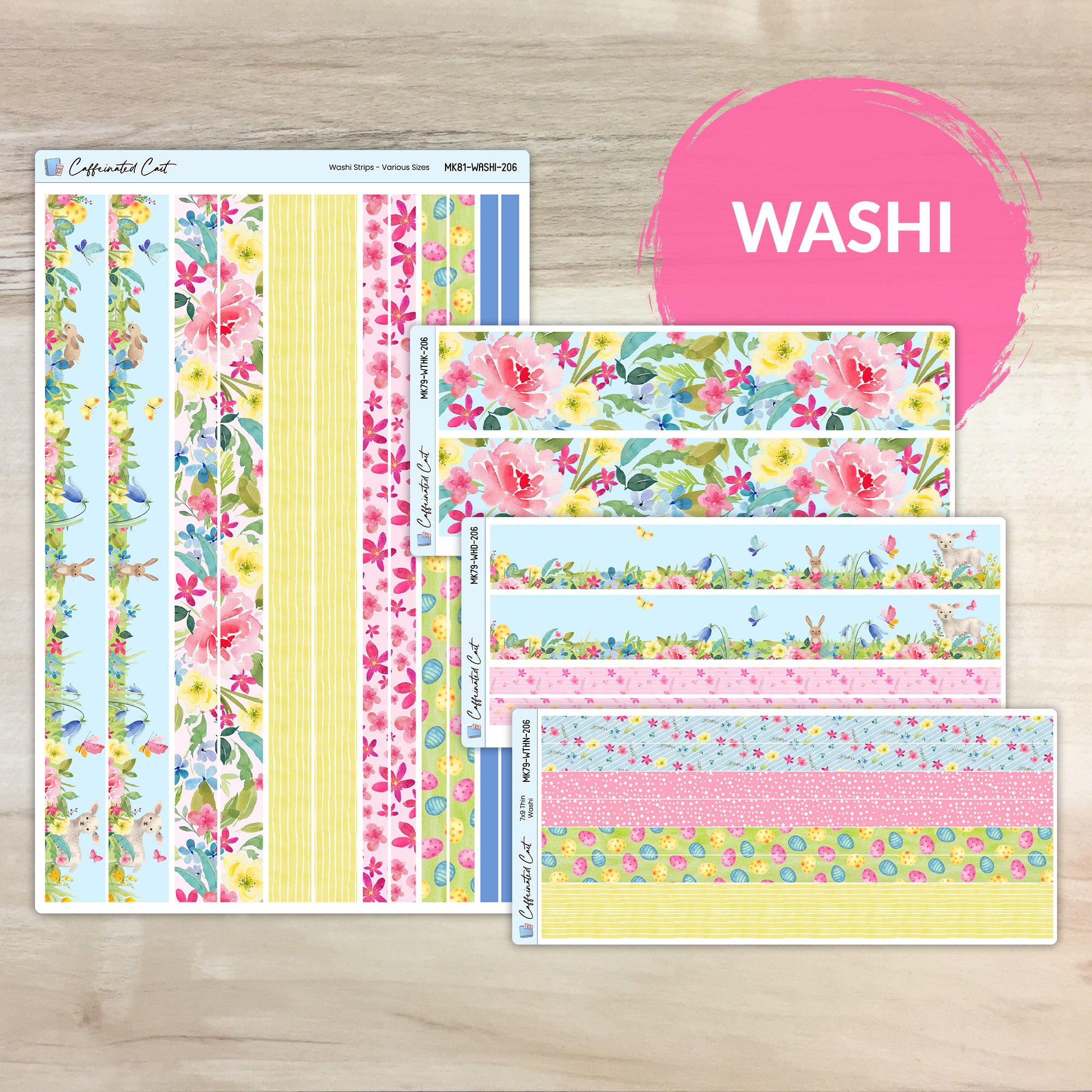 Washi Strips - Spring Meadow [ 206 ]