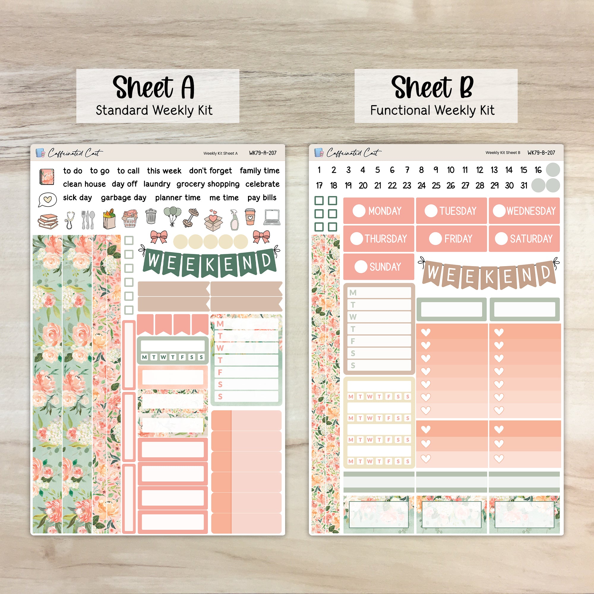 Weekly Kit & Add-ons - Spring Romance [ 207 ]