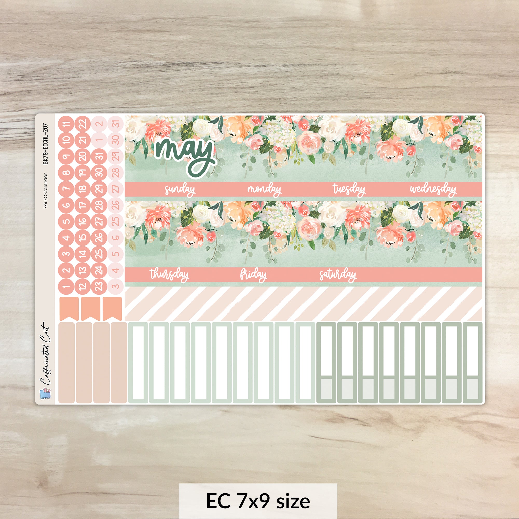 Calendar Kit for ERIN CONDREN Planners - Spring Romance [ 207 ]