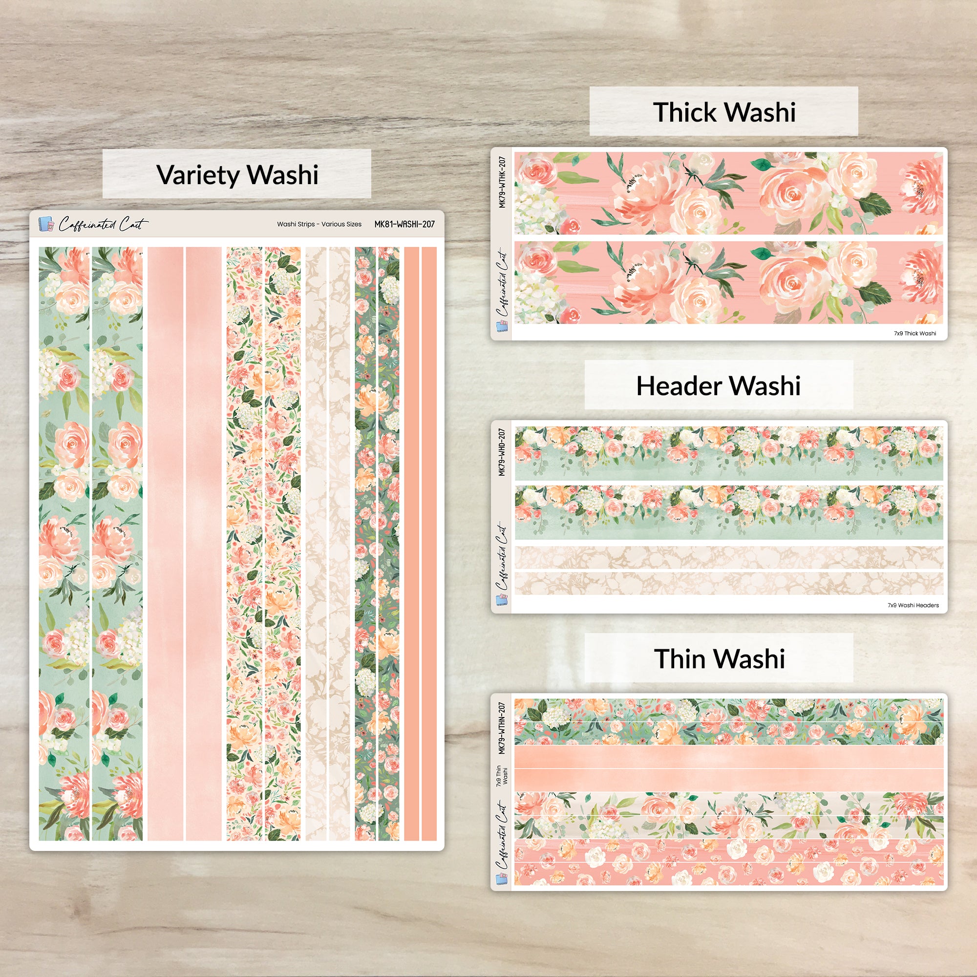 Washi Strips - Spring Romance [ 207 ]