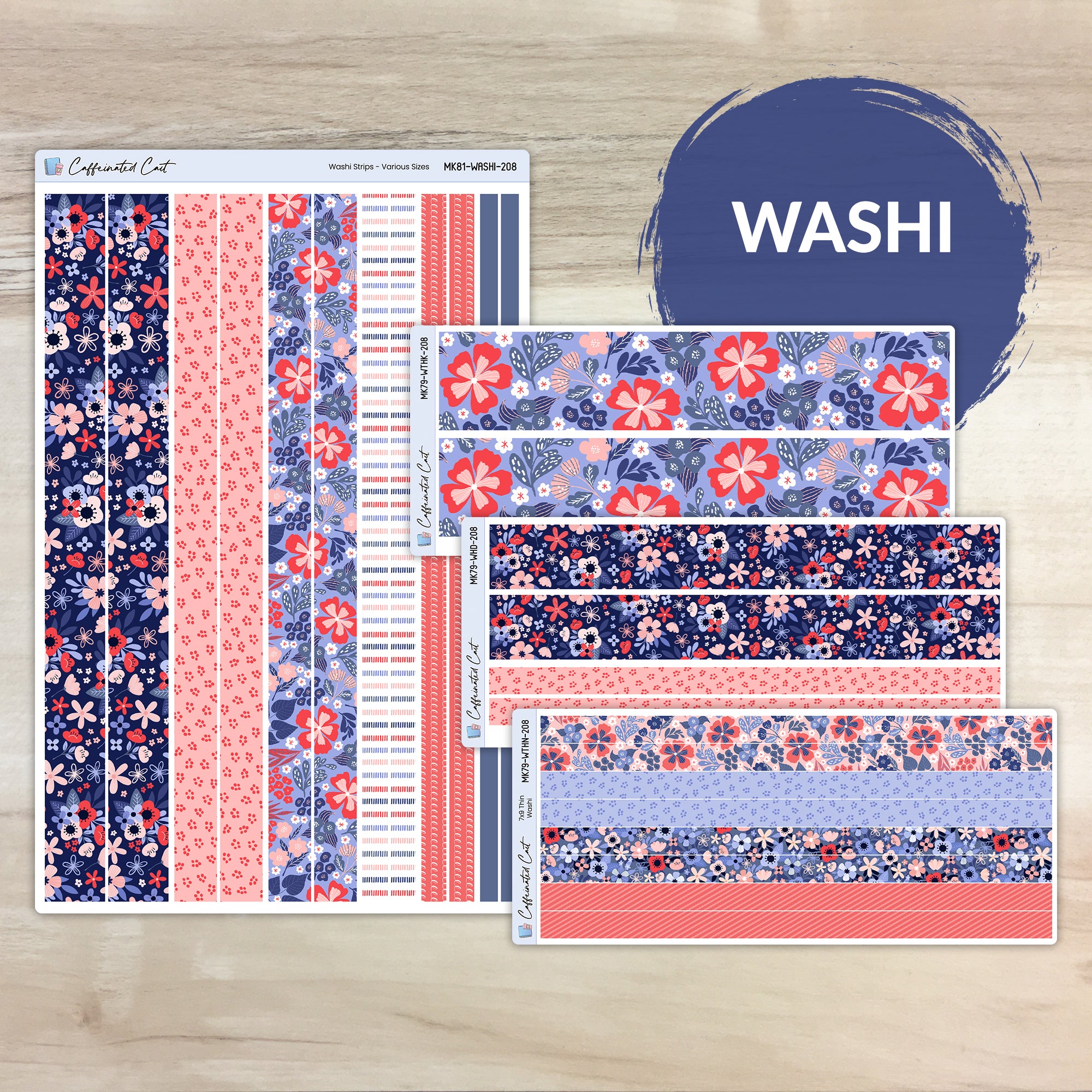 Washi Strips - Memorial [ 208 ]