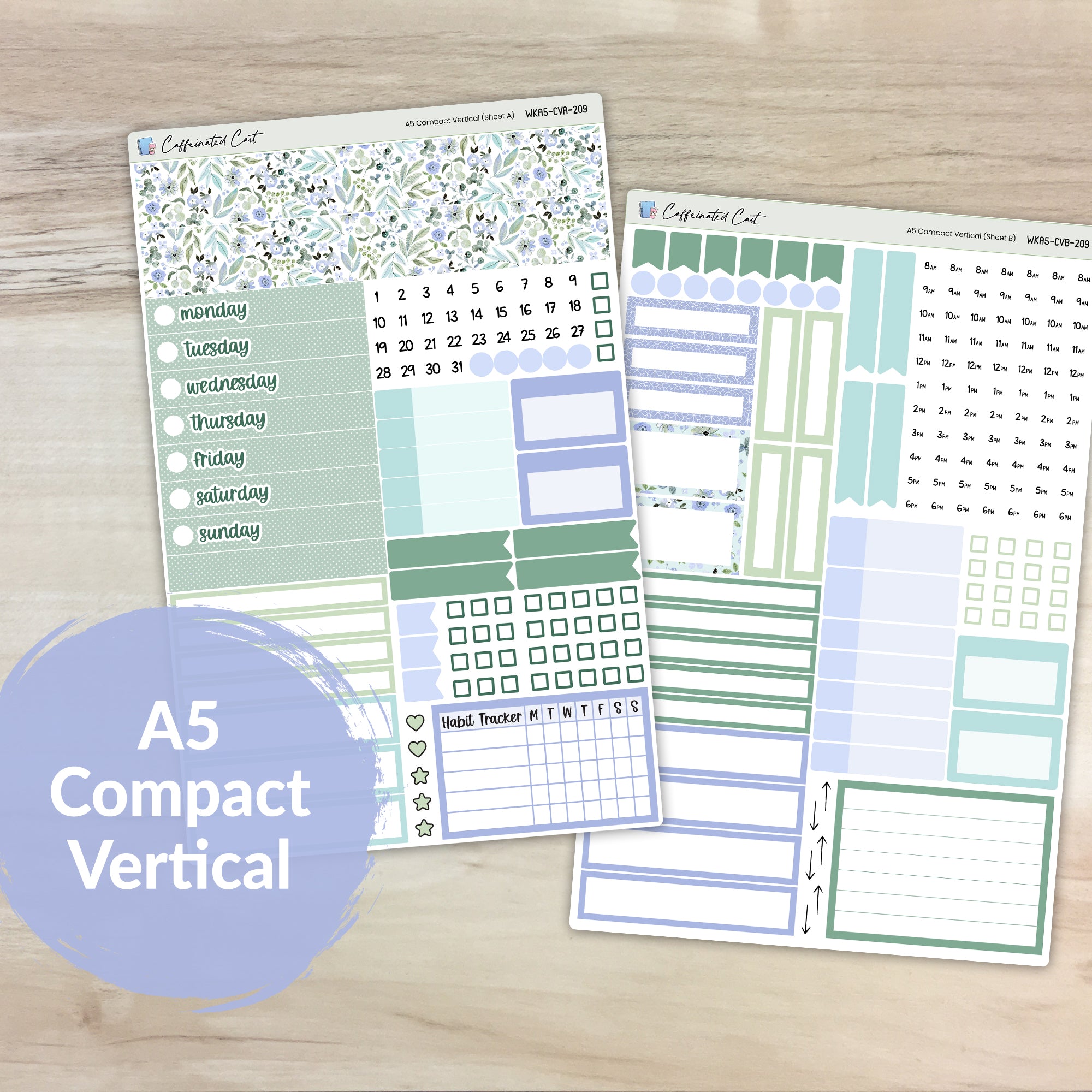 A5 Compact Vertical Kit - Graceful [ 209 ]