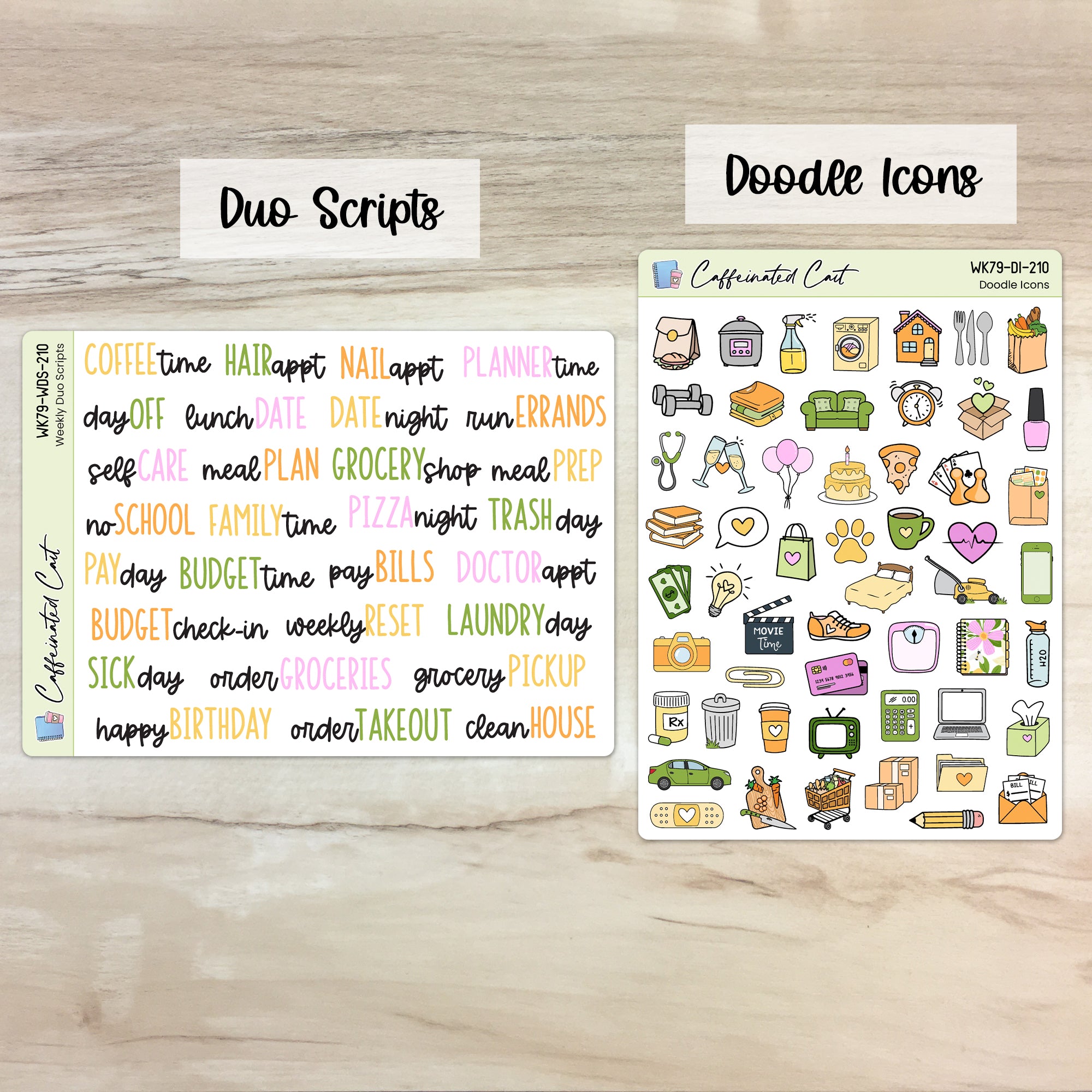 Doodle Icons & Scripts - Bee Garden [ 210 ]