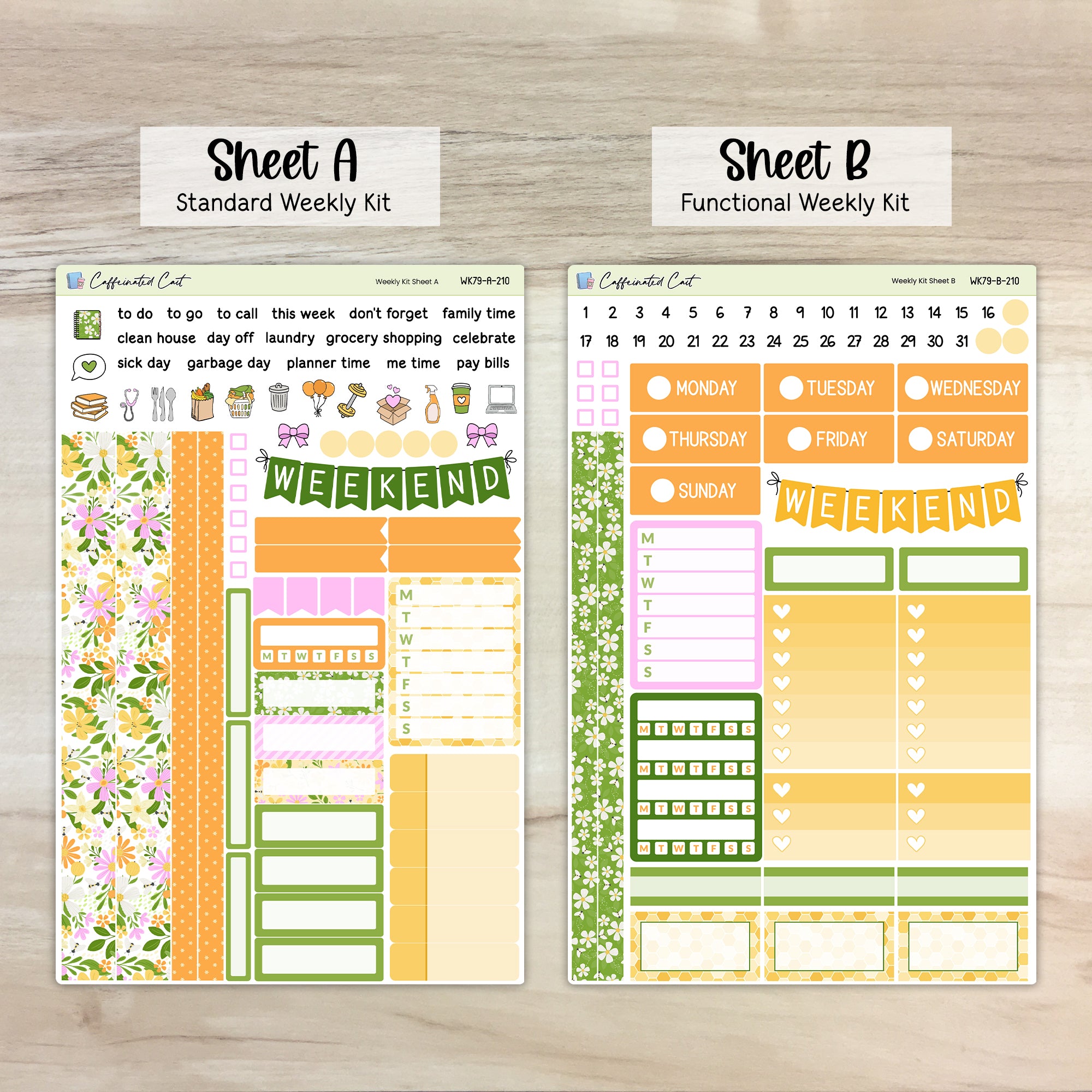 Weekly Kit & Add-ons - Bee Garden [ 210 ]