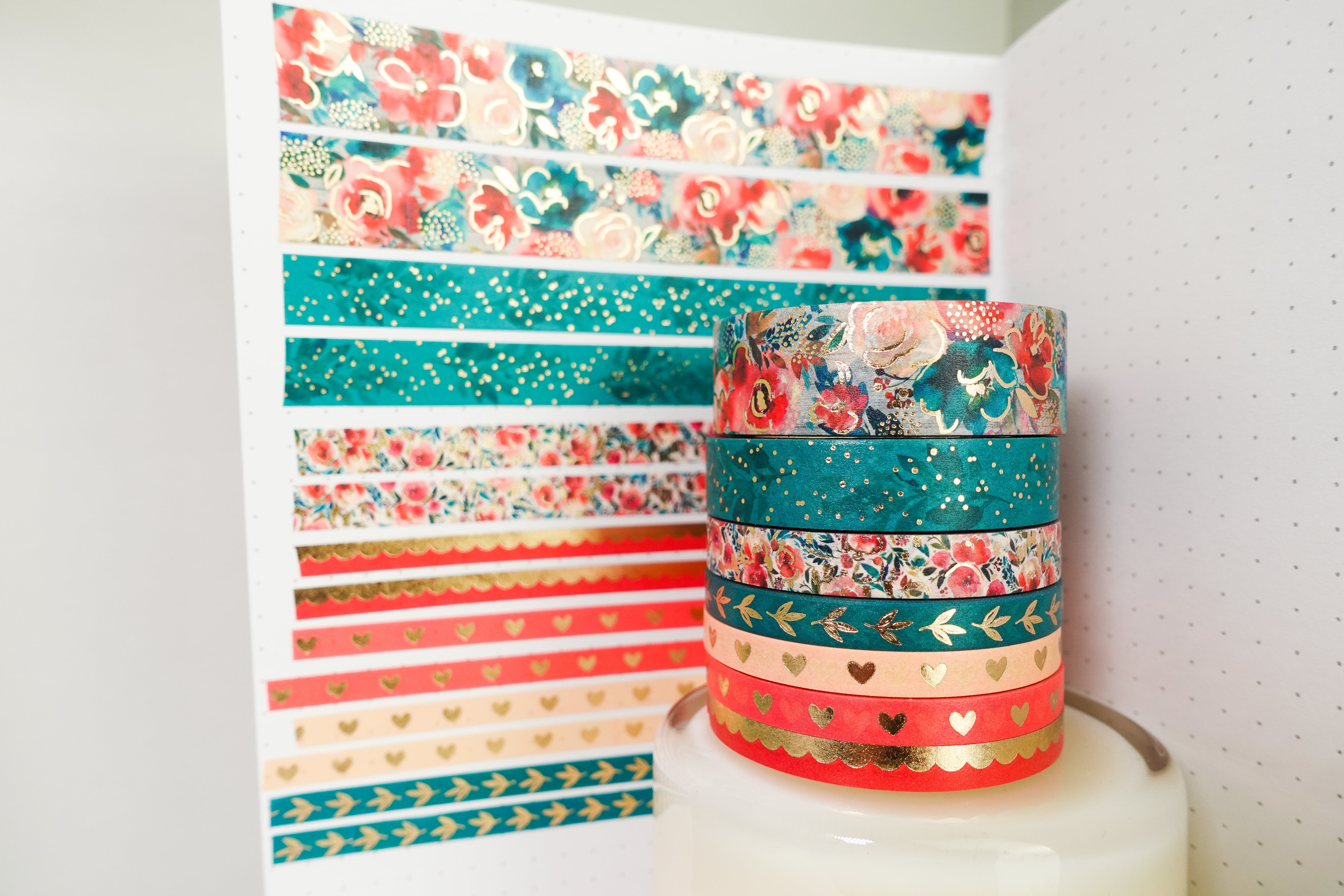 Coral Blooms Washi Tape [ 012 ]