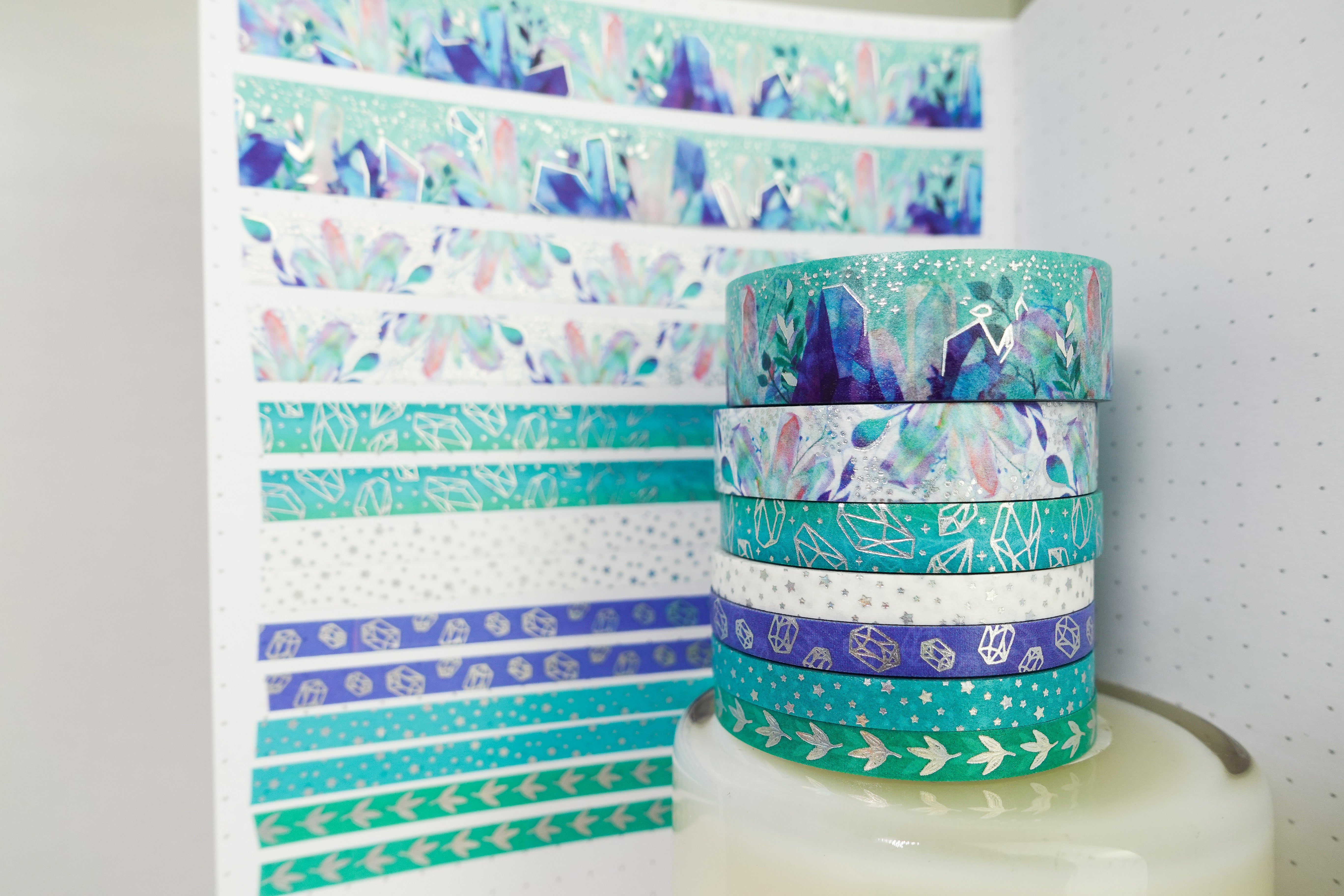 Winter Crystals Washi Tape [ 011 ]