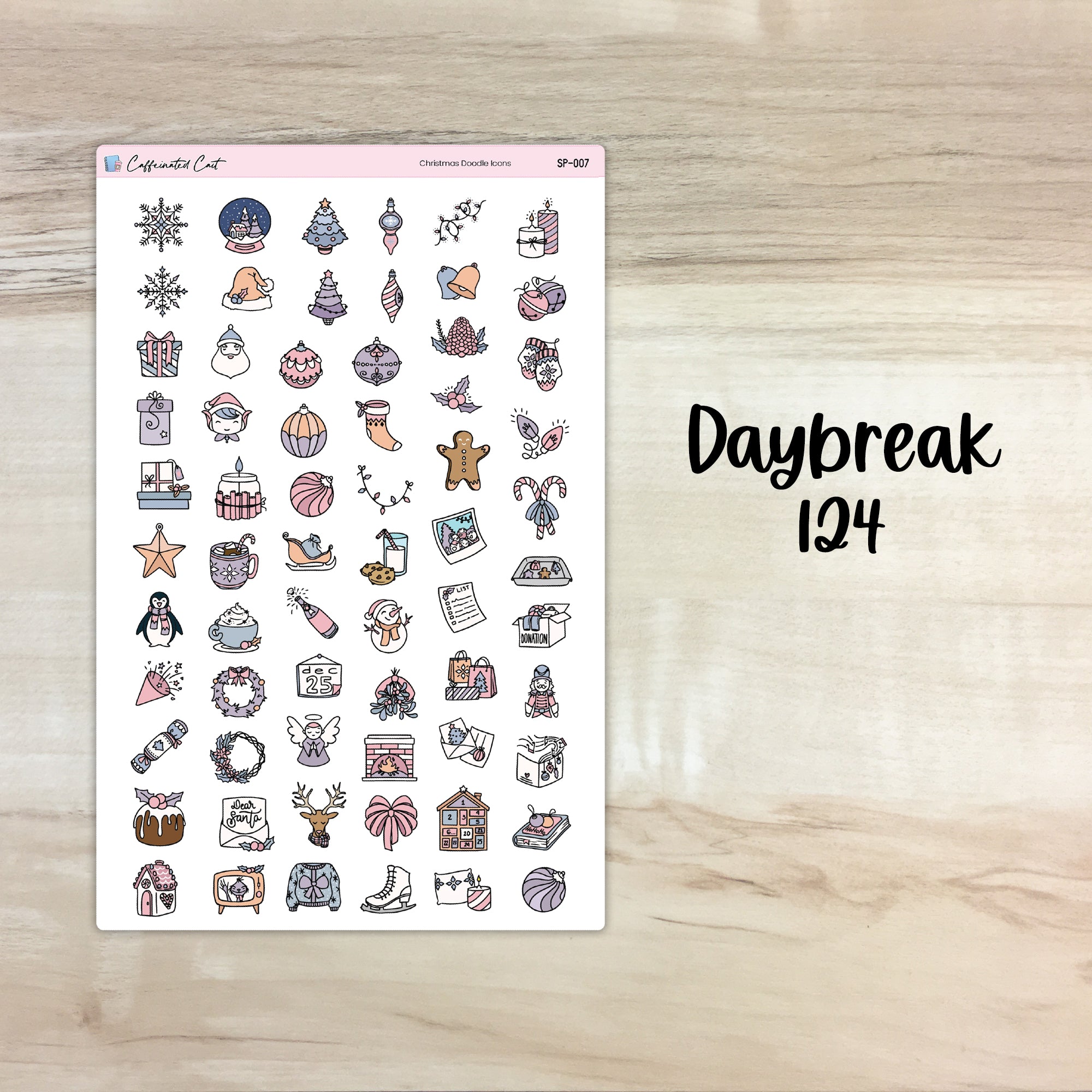 Christmas Doodle Icons - Daybreak [ 124 ]