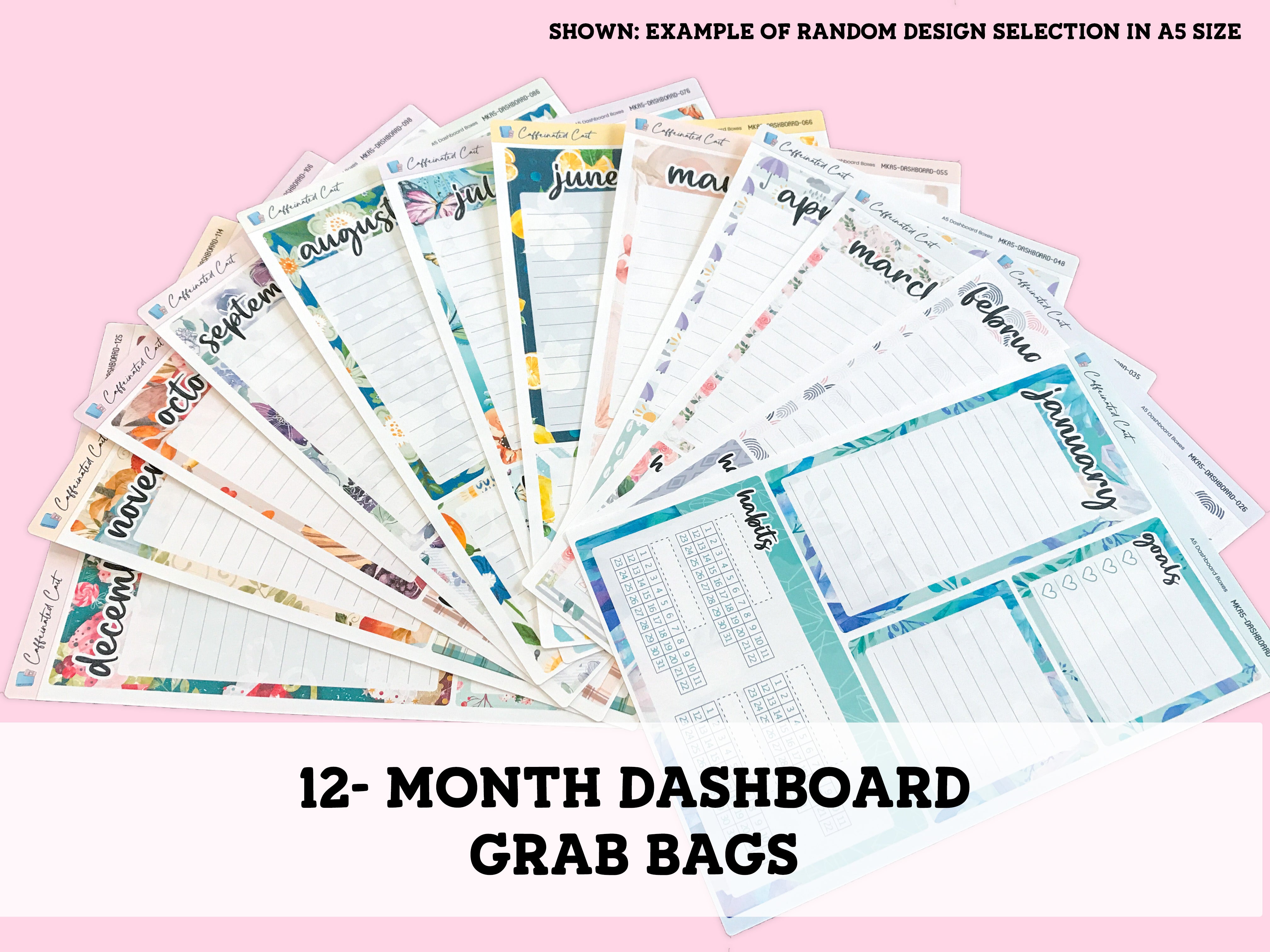 12-Month Dashboard Overstock Grab Bags