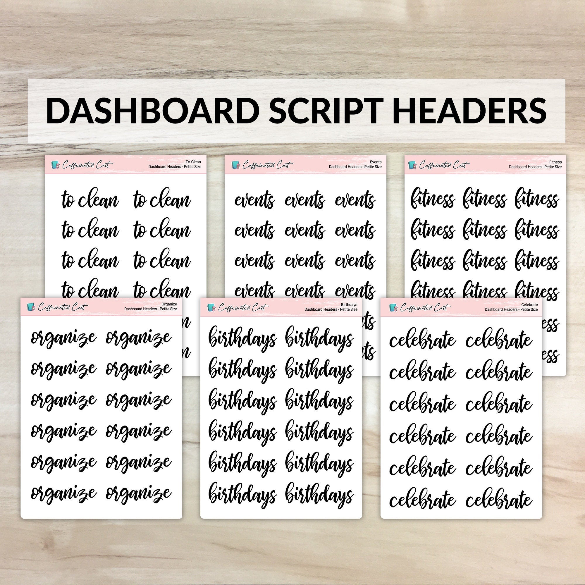 Dashboard Script Headers