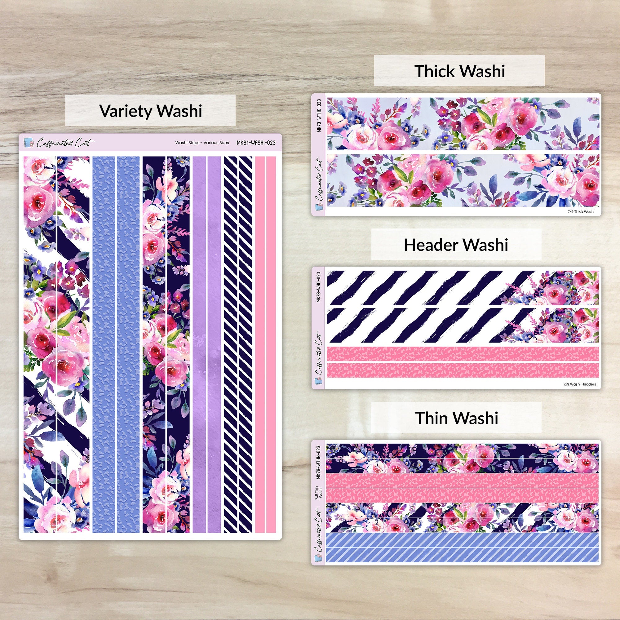 Washi Strips - Enchanted Garden [ 023 ]