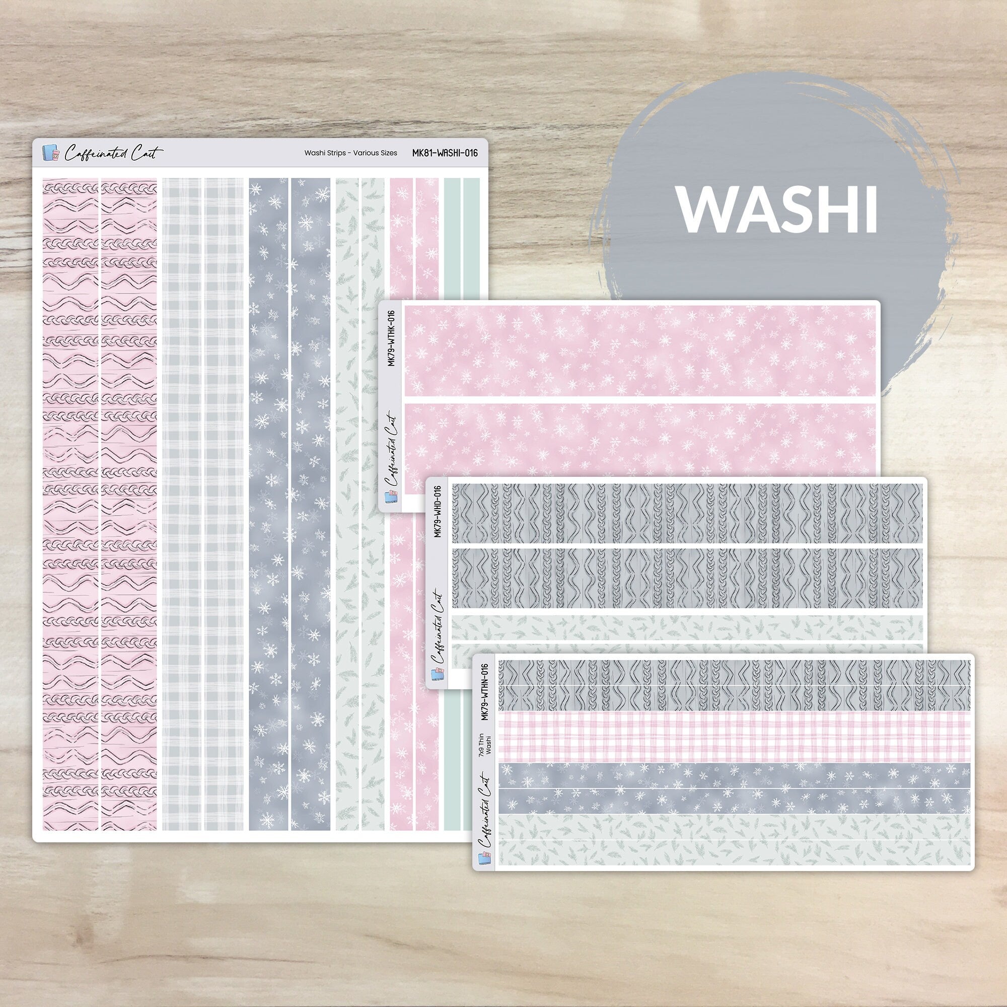 Washi Strips - Cozy [ 016 ]