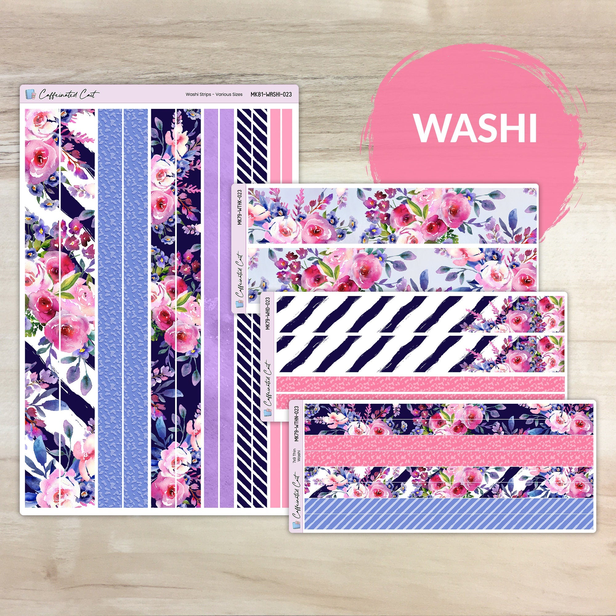 Washi Strips - Enchanted Garden [ 023 ]