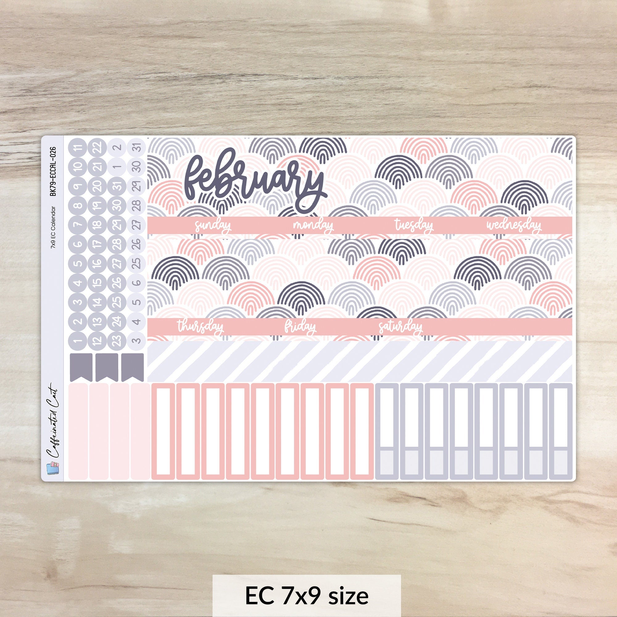 Calendar Kit for ERIN CONDREN Planners - Boho & Chill [ 026 ]