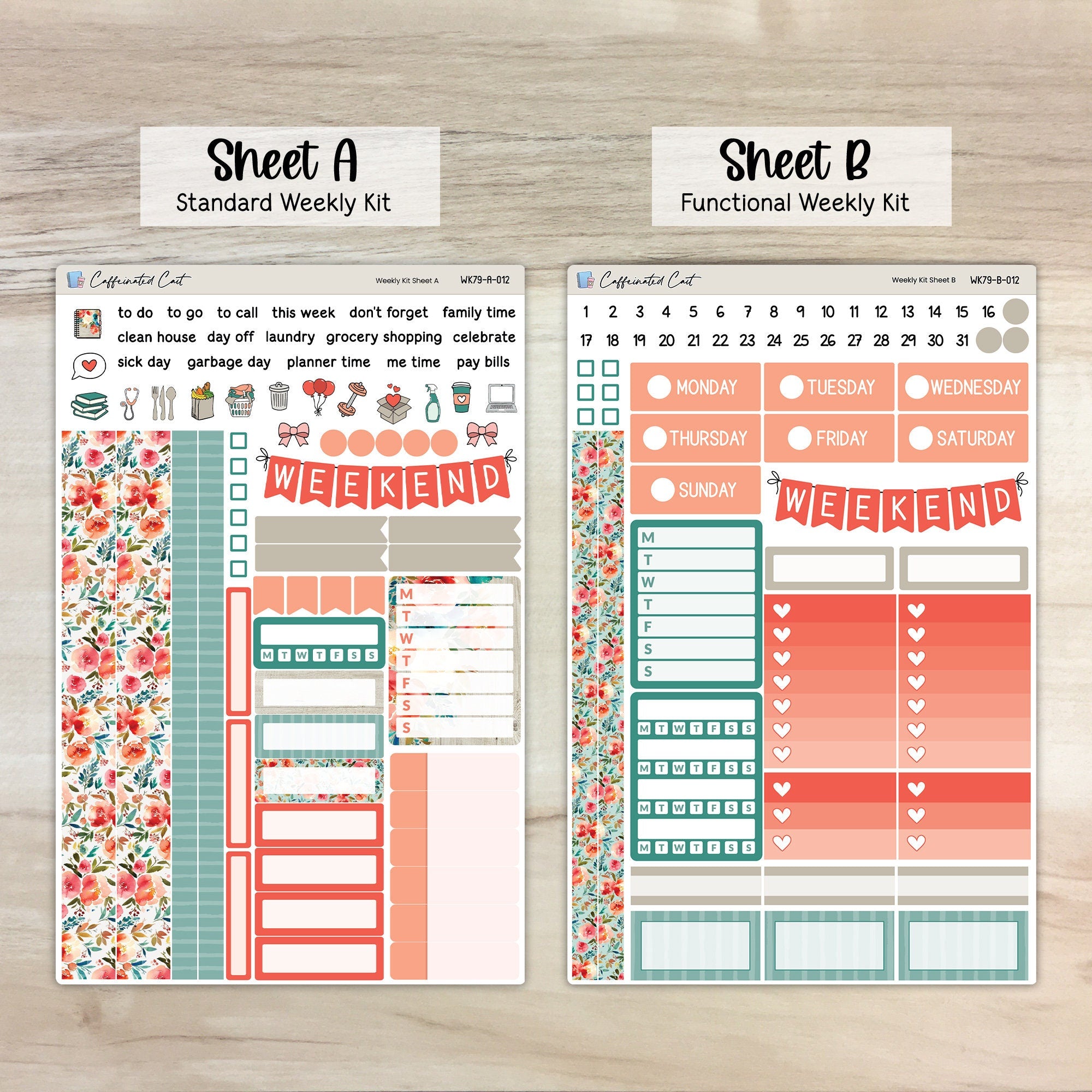 Weekly Kit & Add-ons - Coral Blooms [ 012 ]