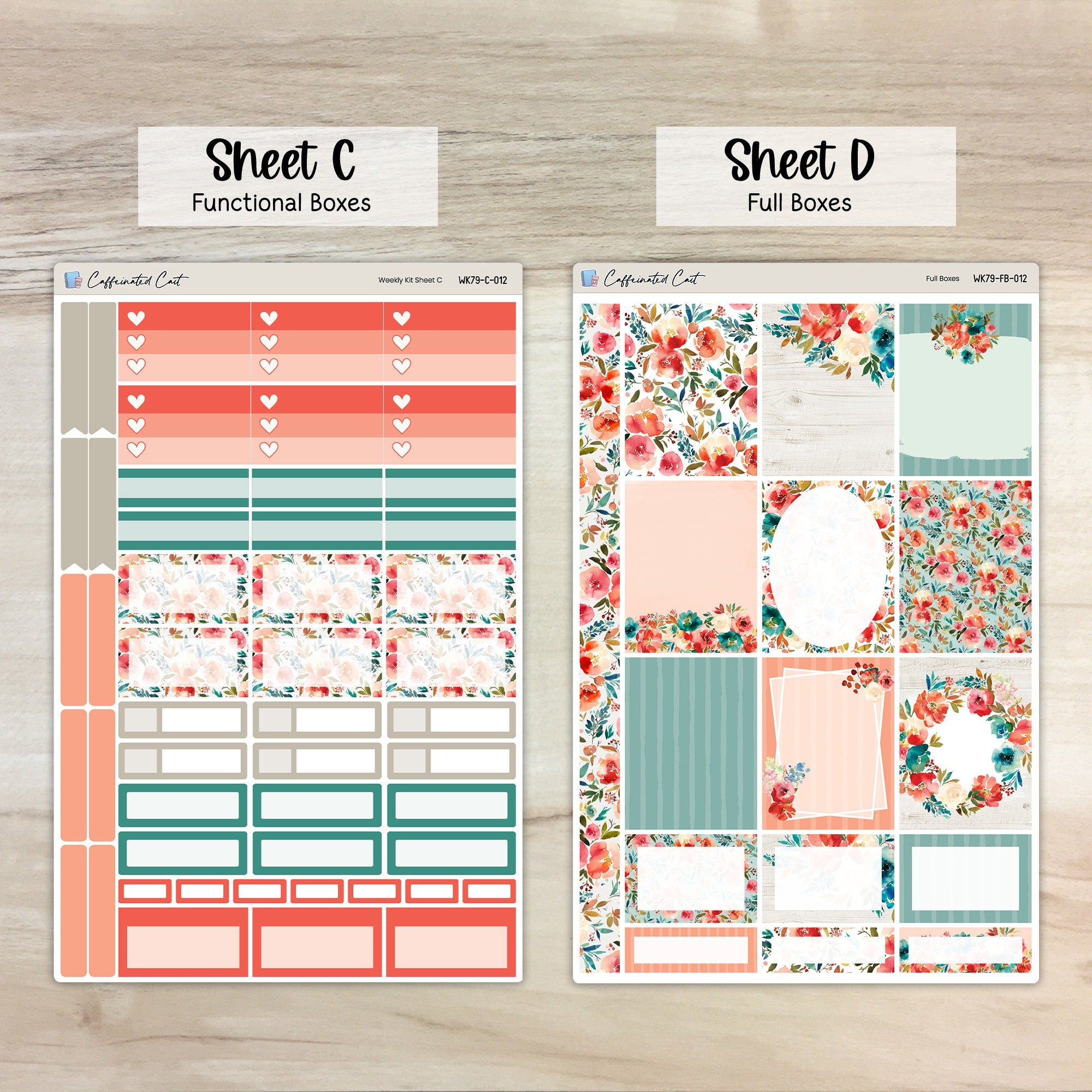 Weekly Kit & Add-ons - Coral Blooms [ 012 ]