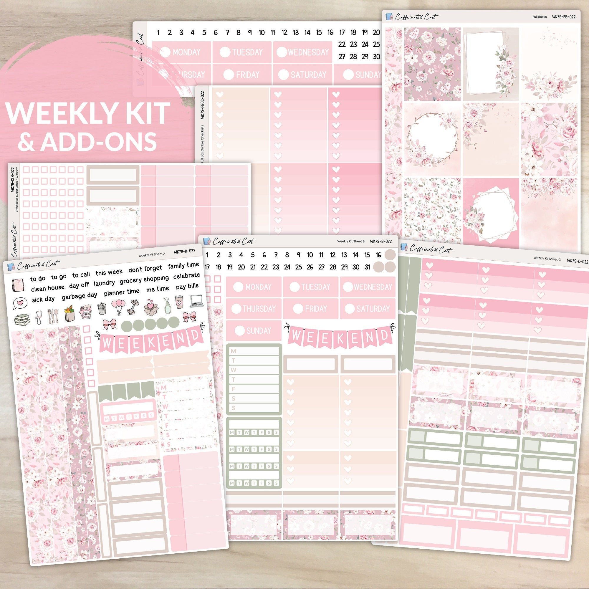 Weekly Kit & Add-ons - Rosé [ 022 ]