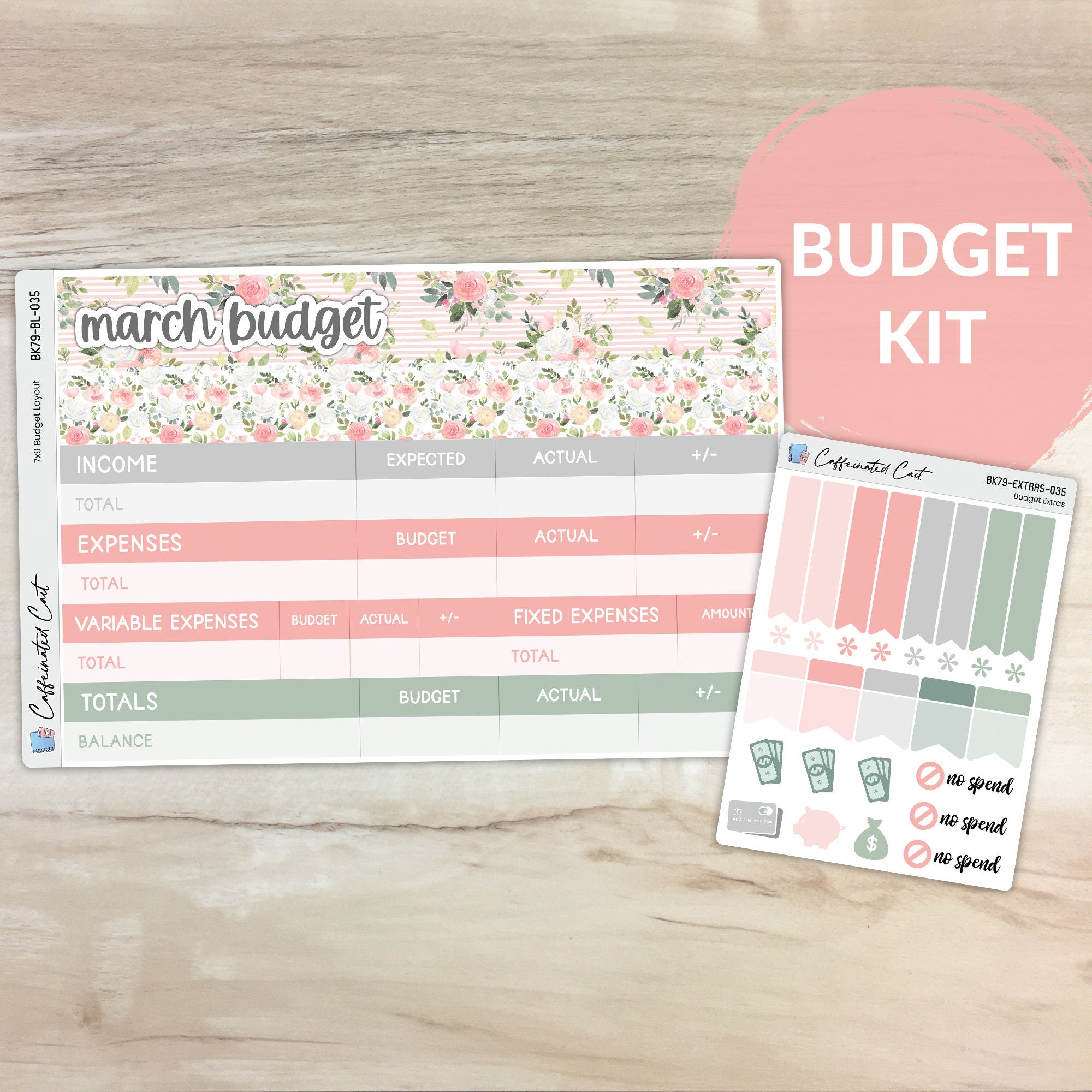 Budget Kit - Pink Roses [ 035 ]