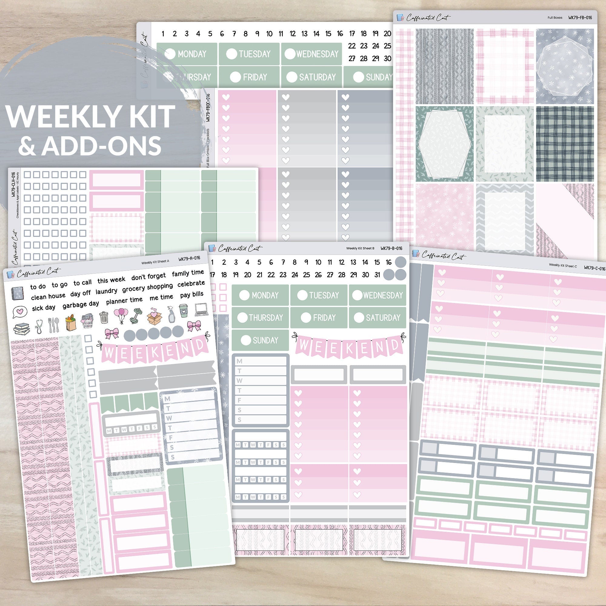 Weekly Kit & Add-ons - Cozy [ 016 ]