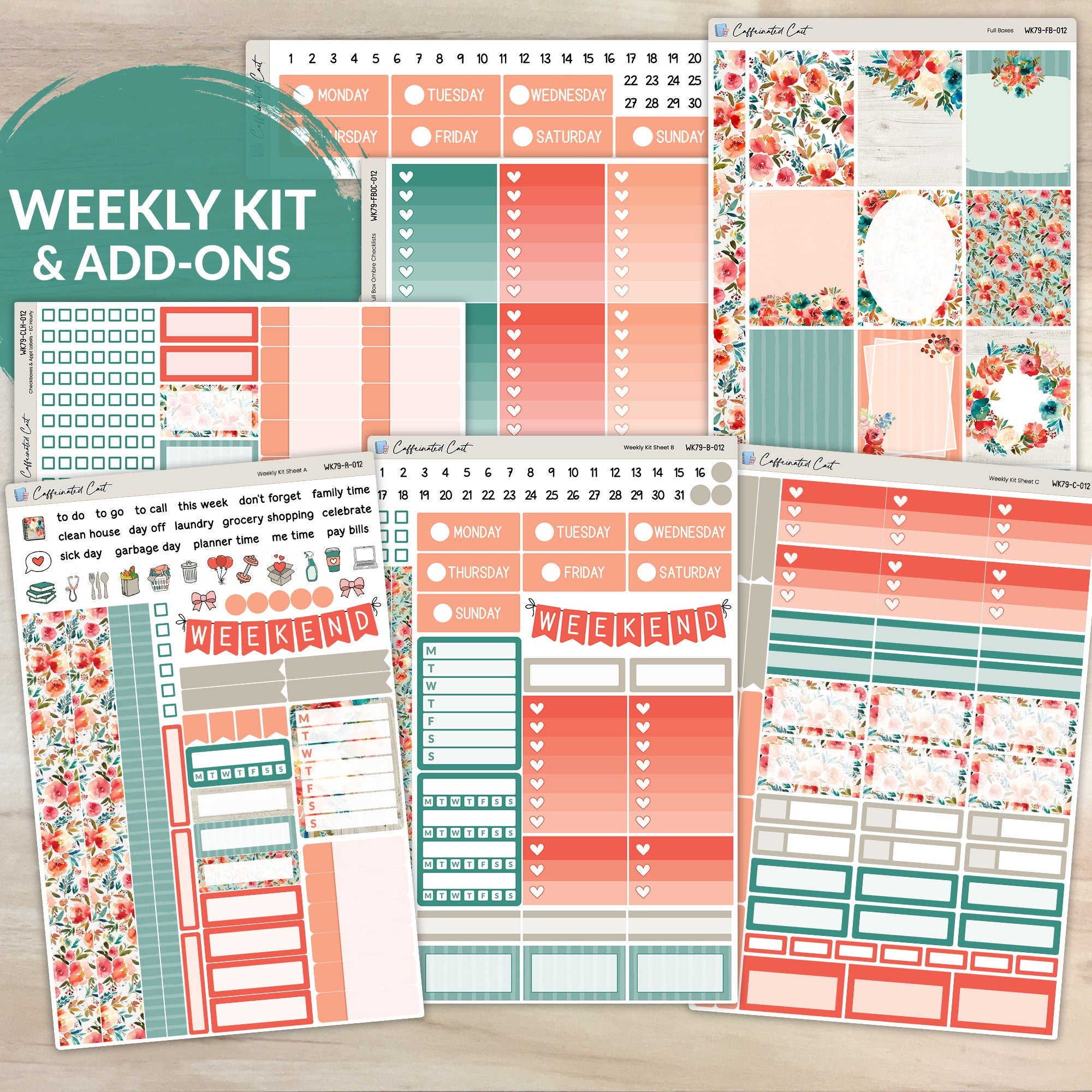 Weekly Kit & Add-ons - Coral Blooms [ 012 ]