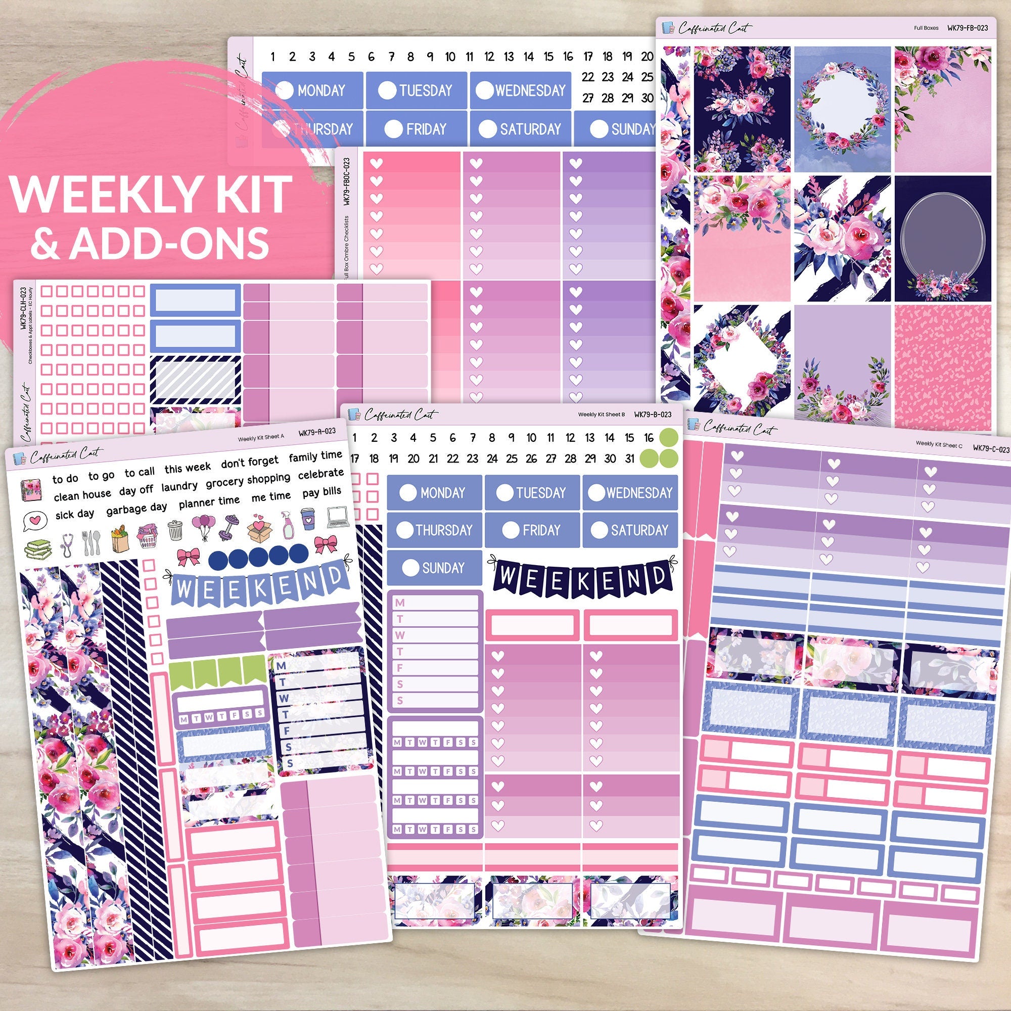 Weekly Kit & Add-ons - Enchanted Garden [ 023 ]