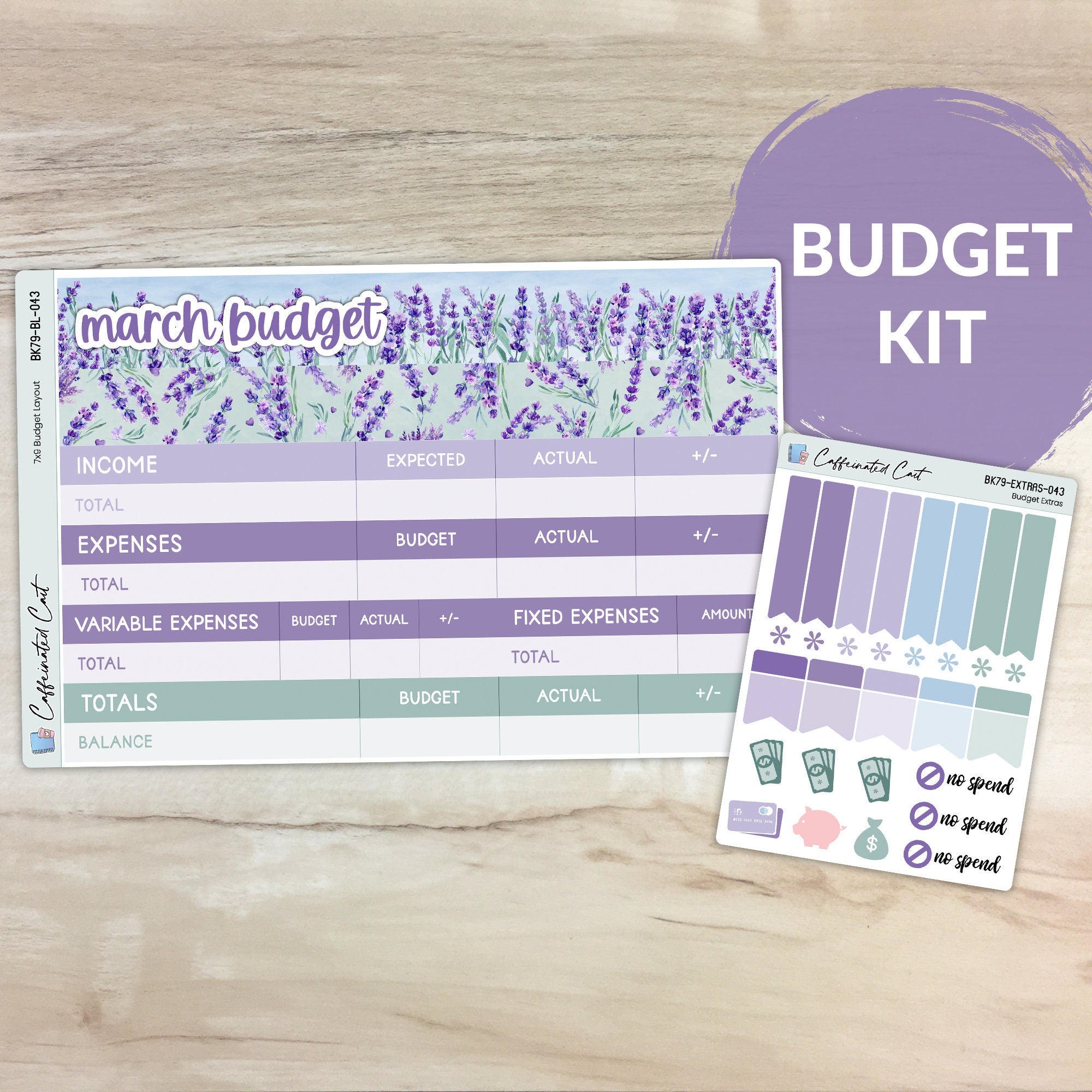 Budget Kit - Lavender Fields [ 043 ]