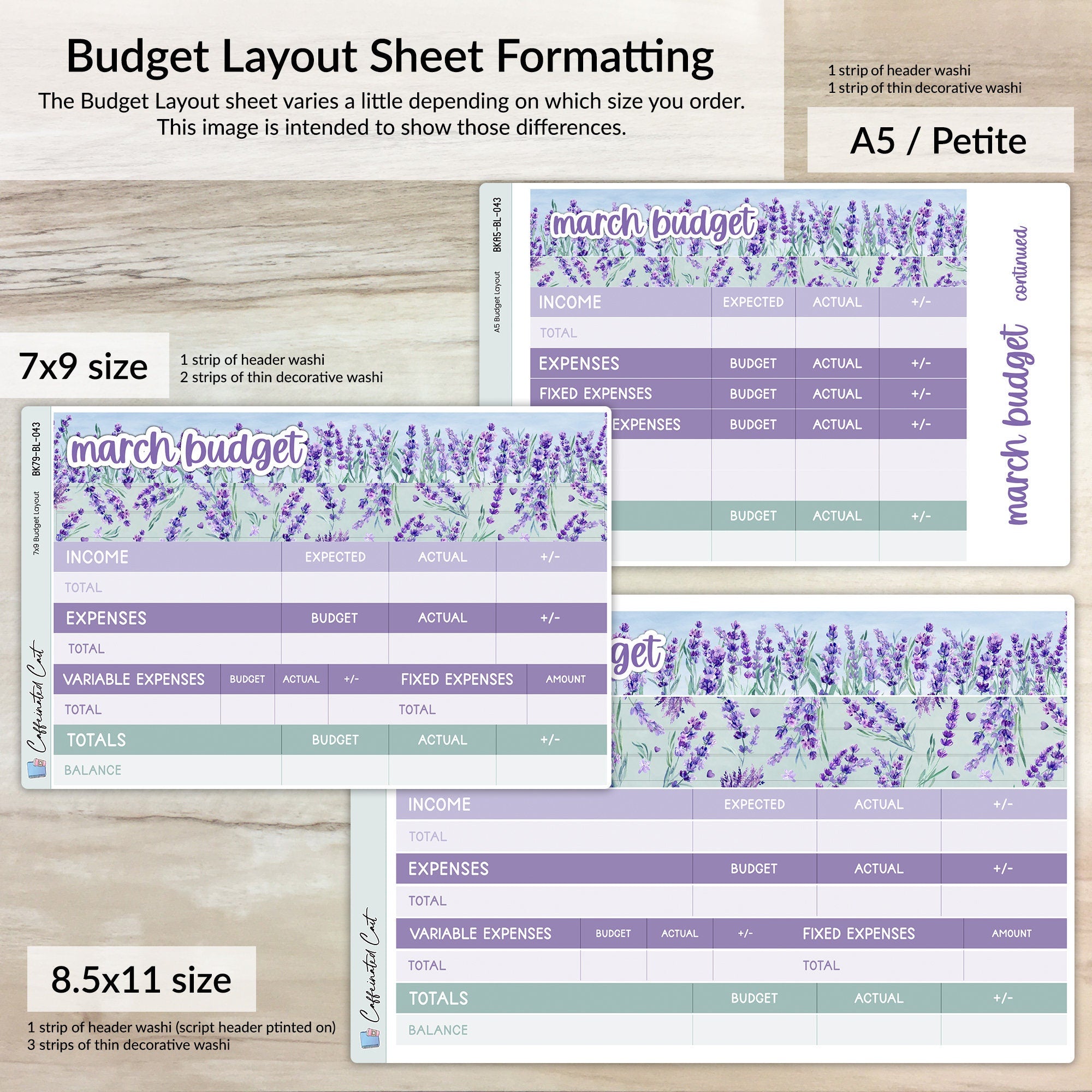 Budget Kit - Lavender Fields [ 043 ]