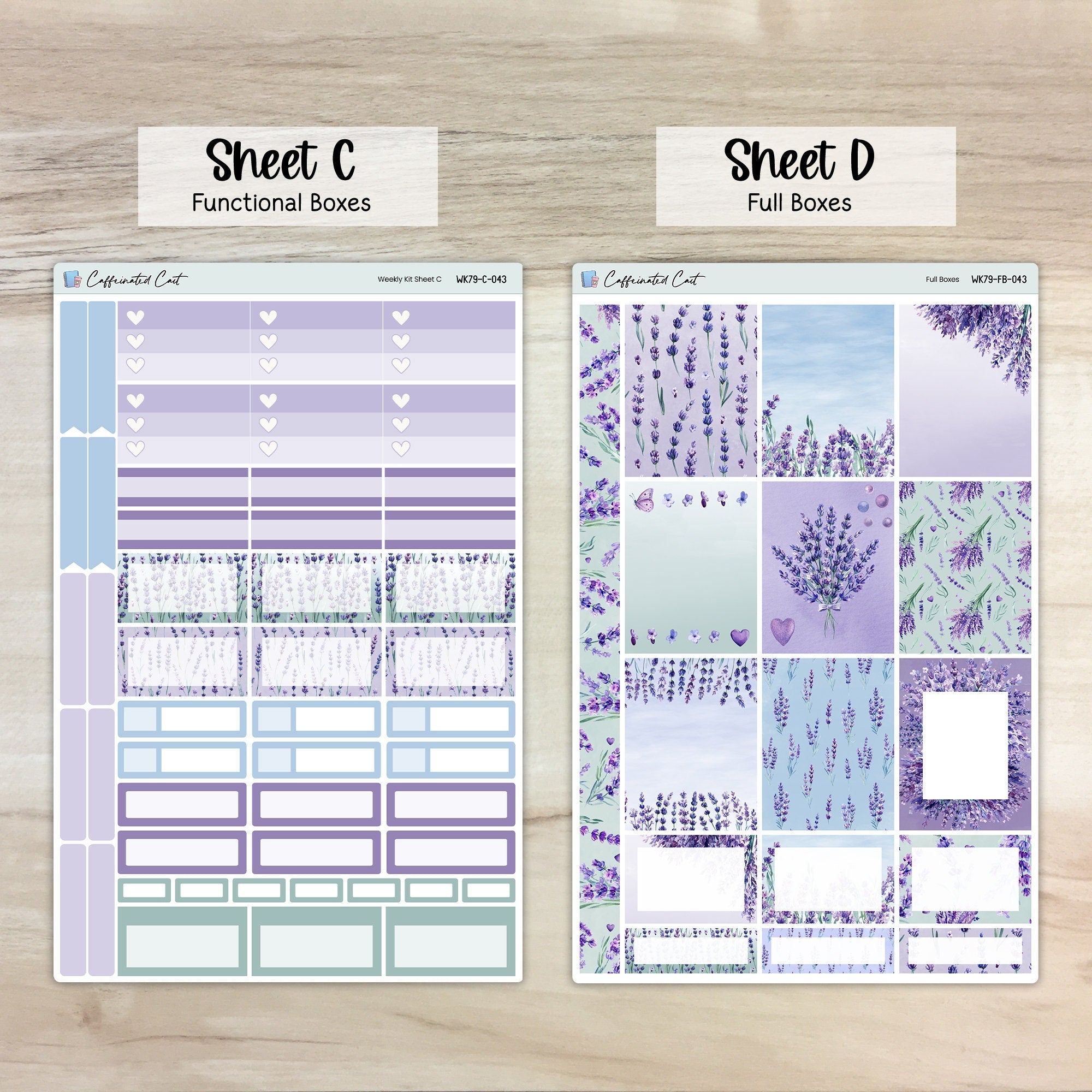 Weekly Kit & Add-ons - Lavender Fields [ 043 ]