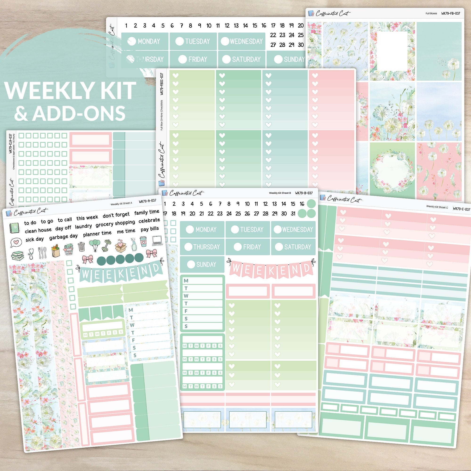 Weekly Kit & Add-ons - Dandelions [ 037 ]