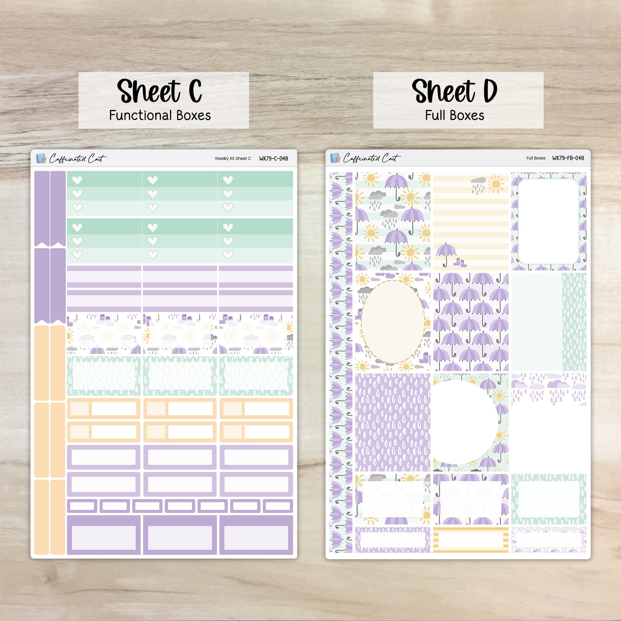 Weekly Kit & Add-ons - April Showers [ 048 ]