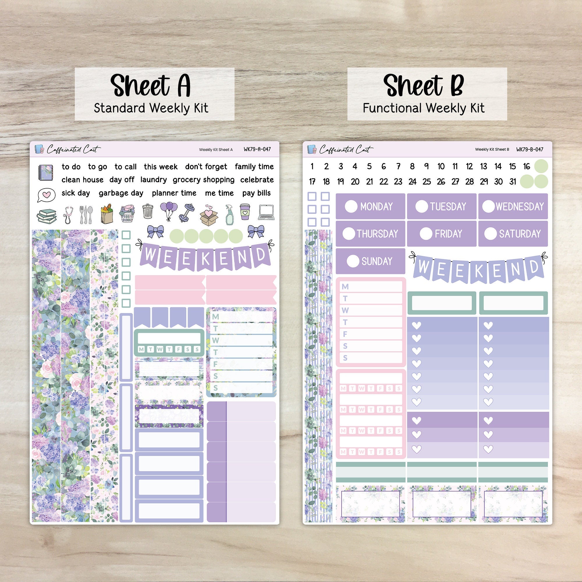 Weekly Kit & Add-ons - Spring Bouquet [ 047 ]