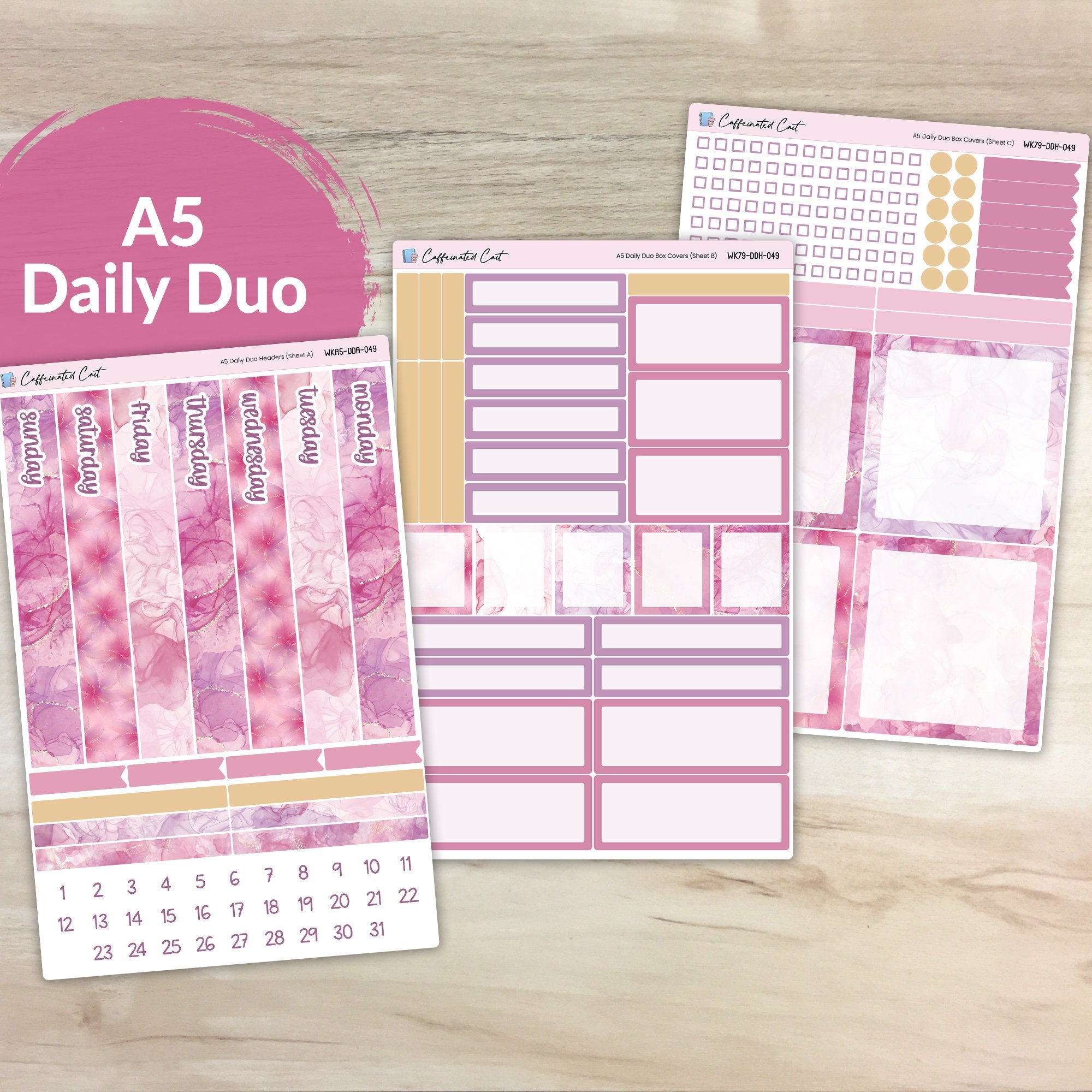 Daily Duo A5 - Mystic Mauve [ 049 ]