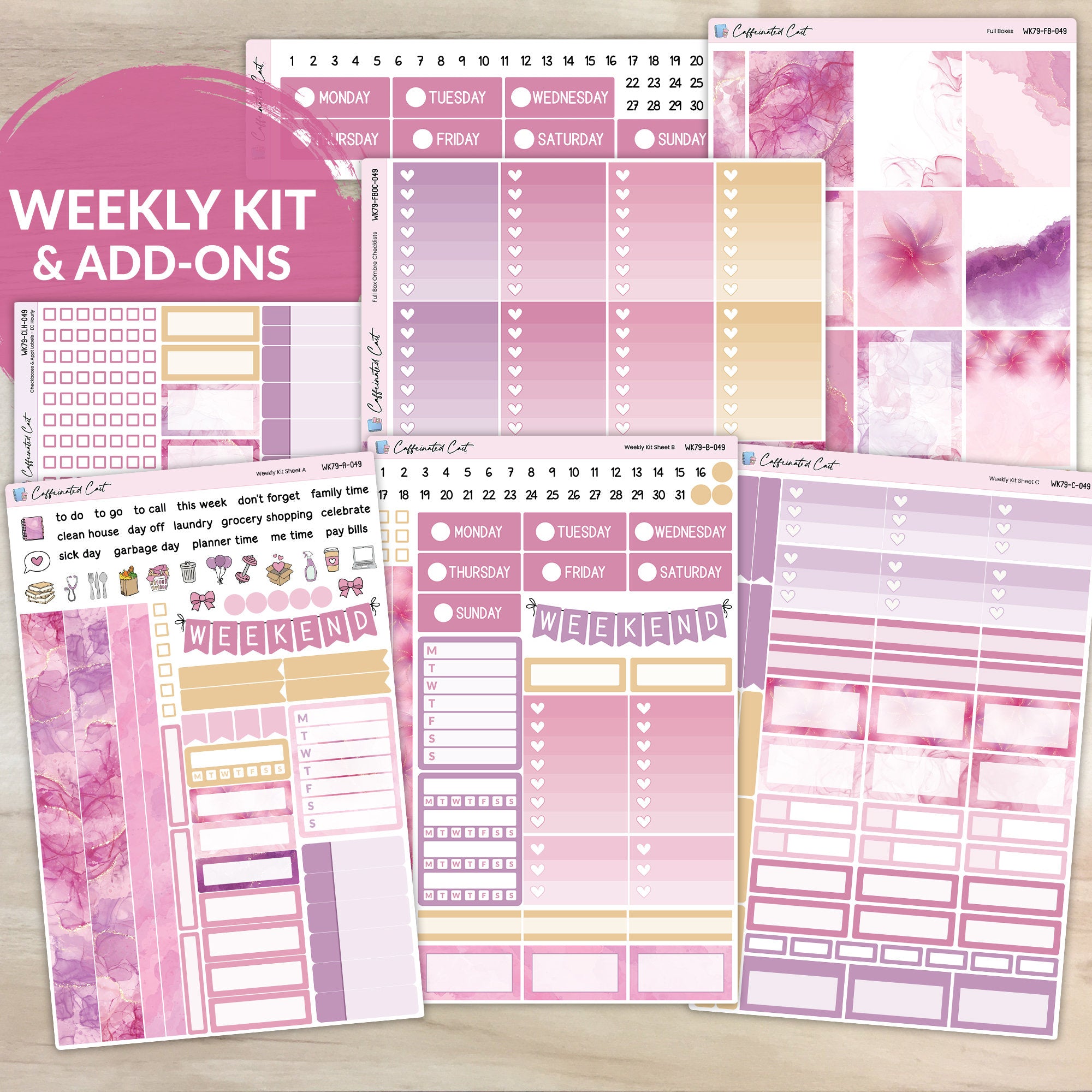 Weekly Kit & Add-ons - Mystic Mauve [ 049 ]