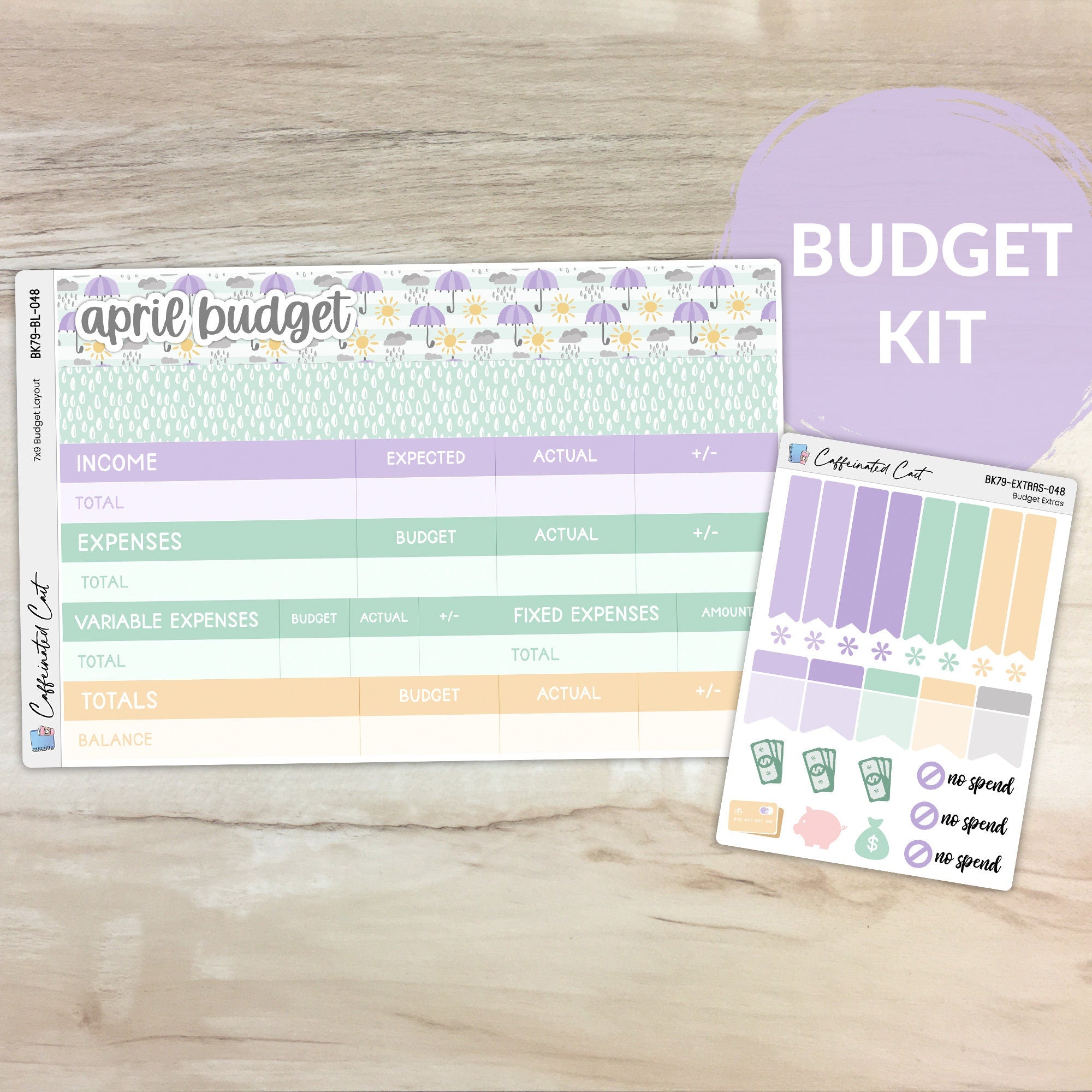 Budget Kit - April Showers [ 048 ]