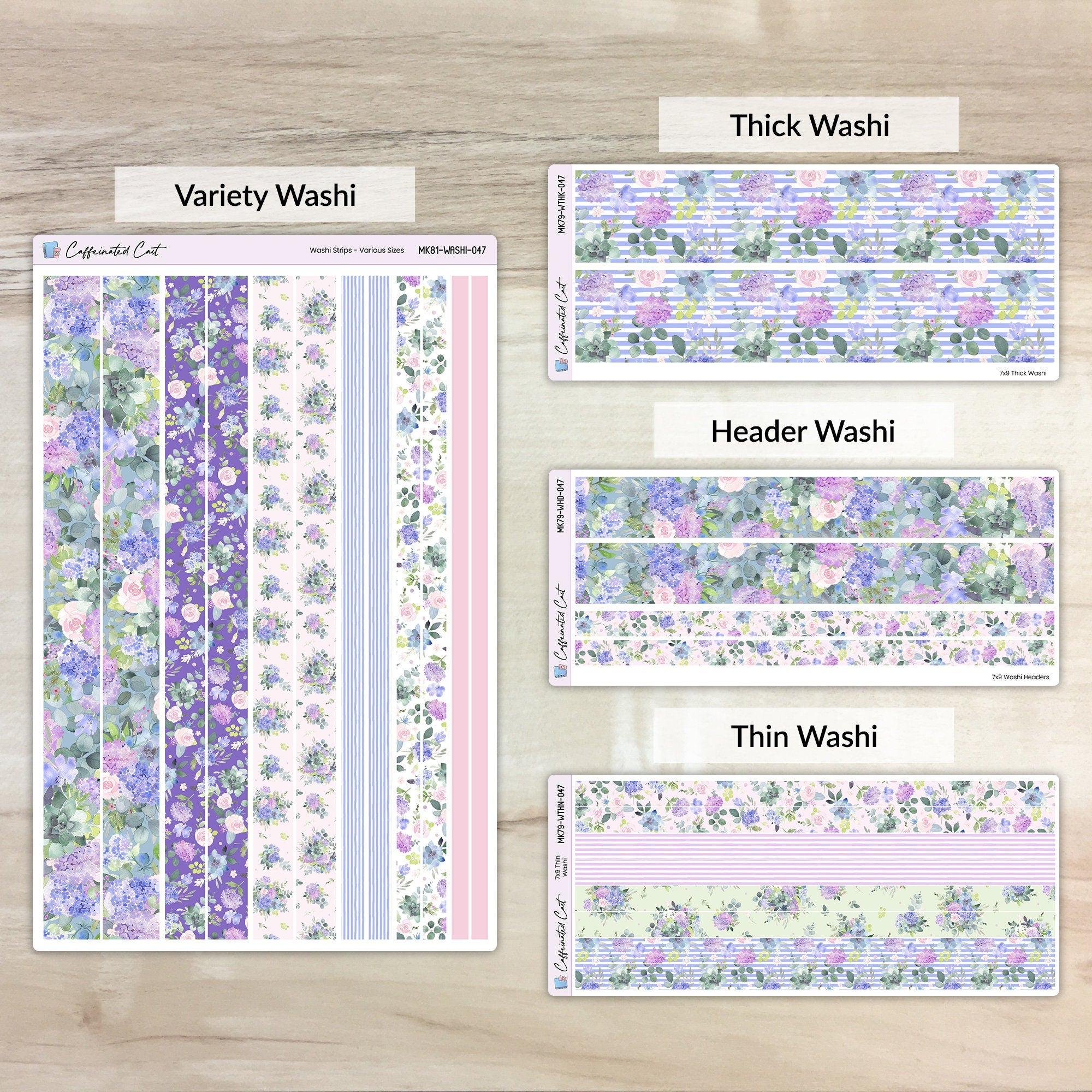 Washi Strips - Spring Bouquet [ 047 ]