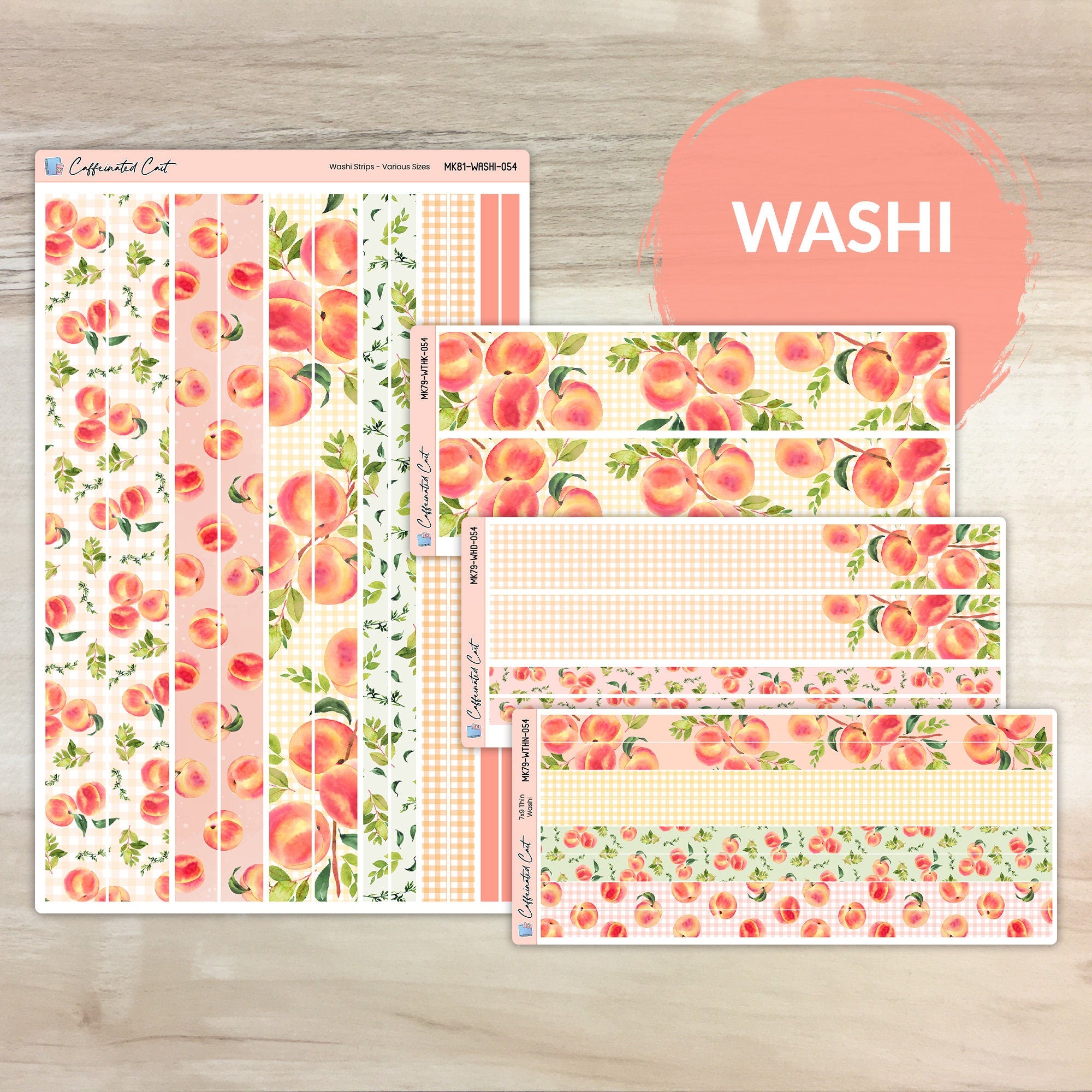 Washi Strips - Just Peachy [ 054 ]