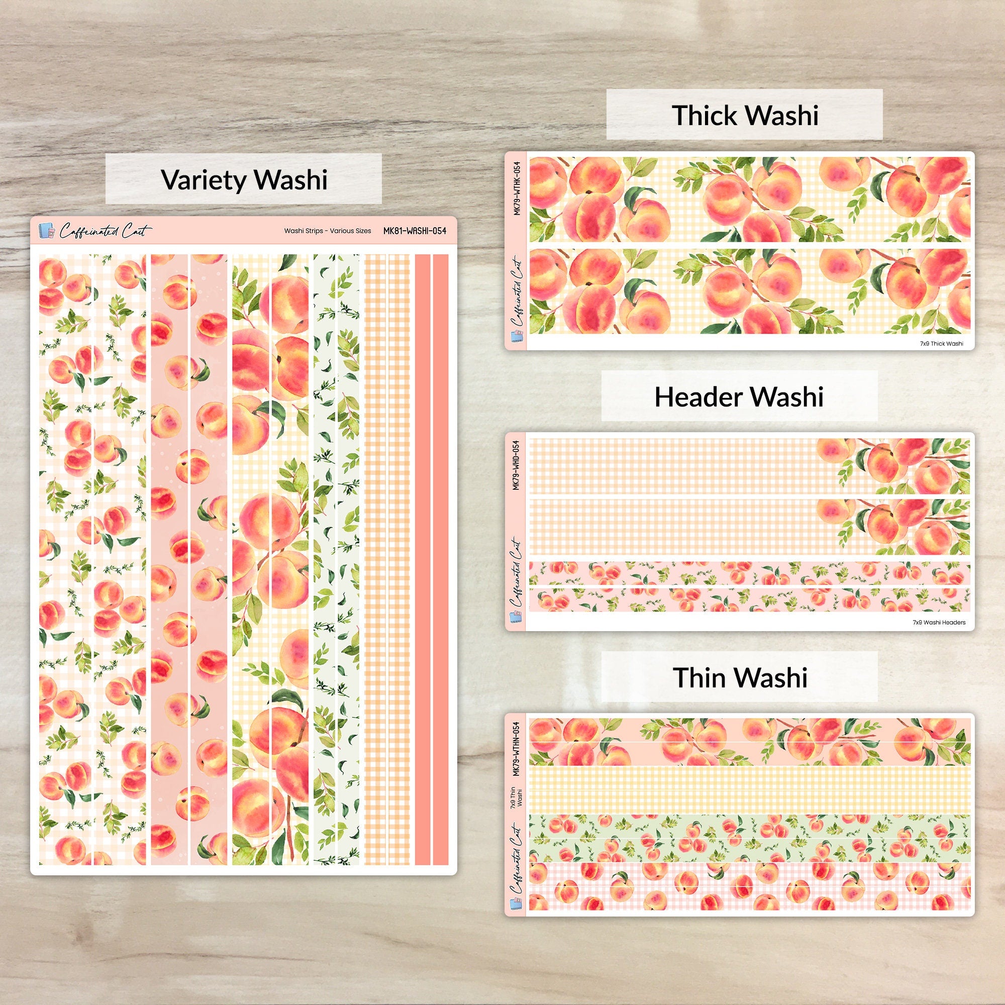 Washi Strips - Just Peachy [ 054 ]