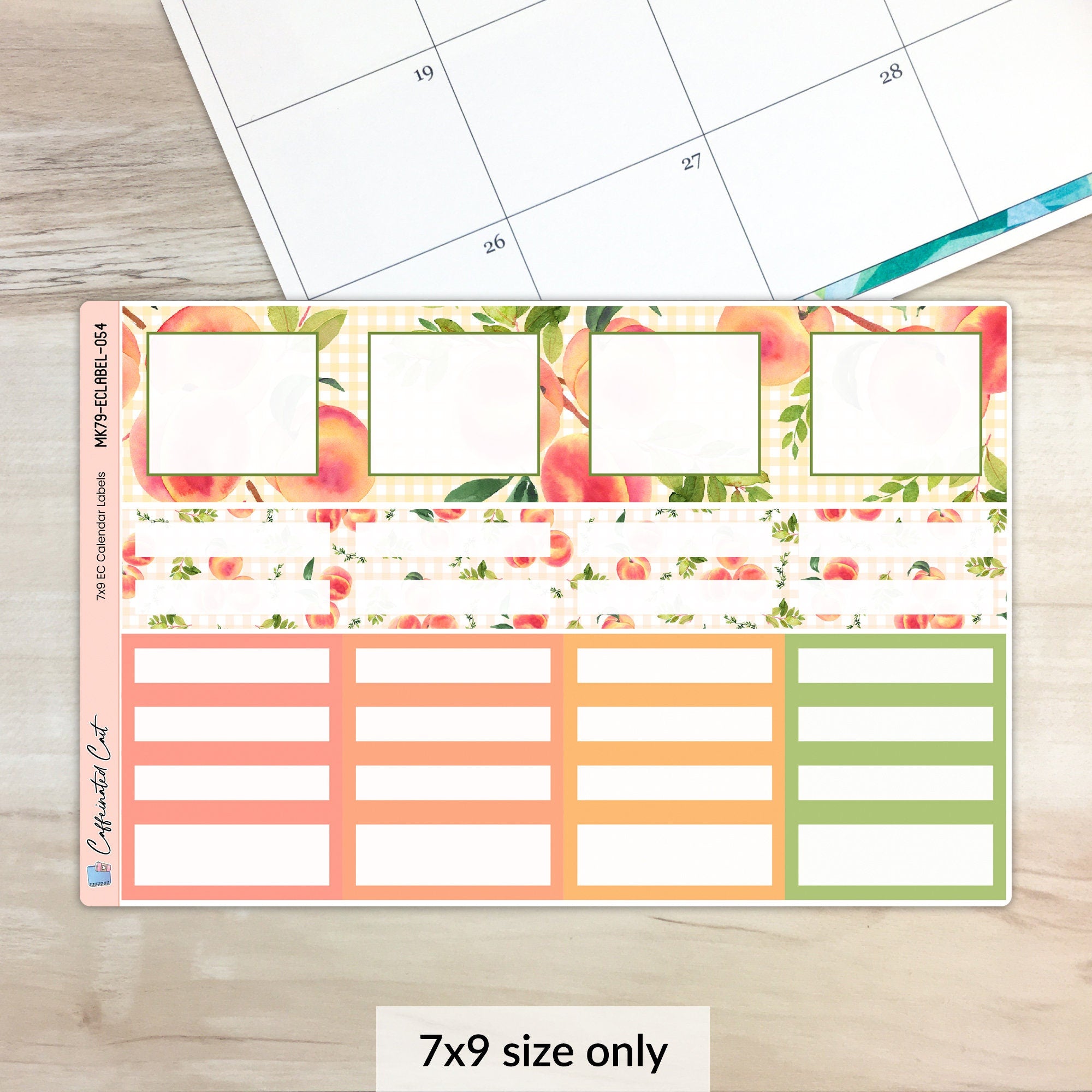 Calendar Event Boxes - Just Peachy [ 054 ]