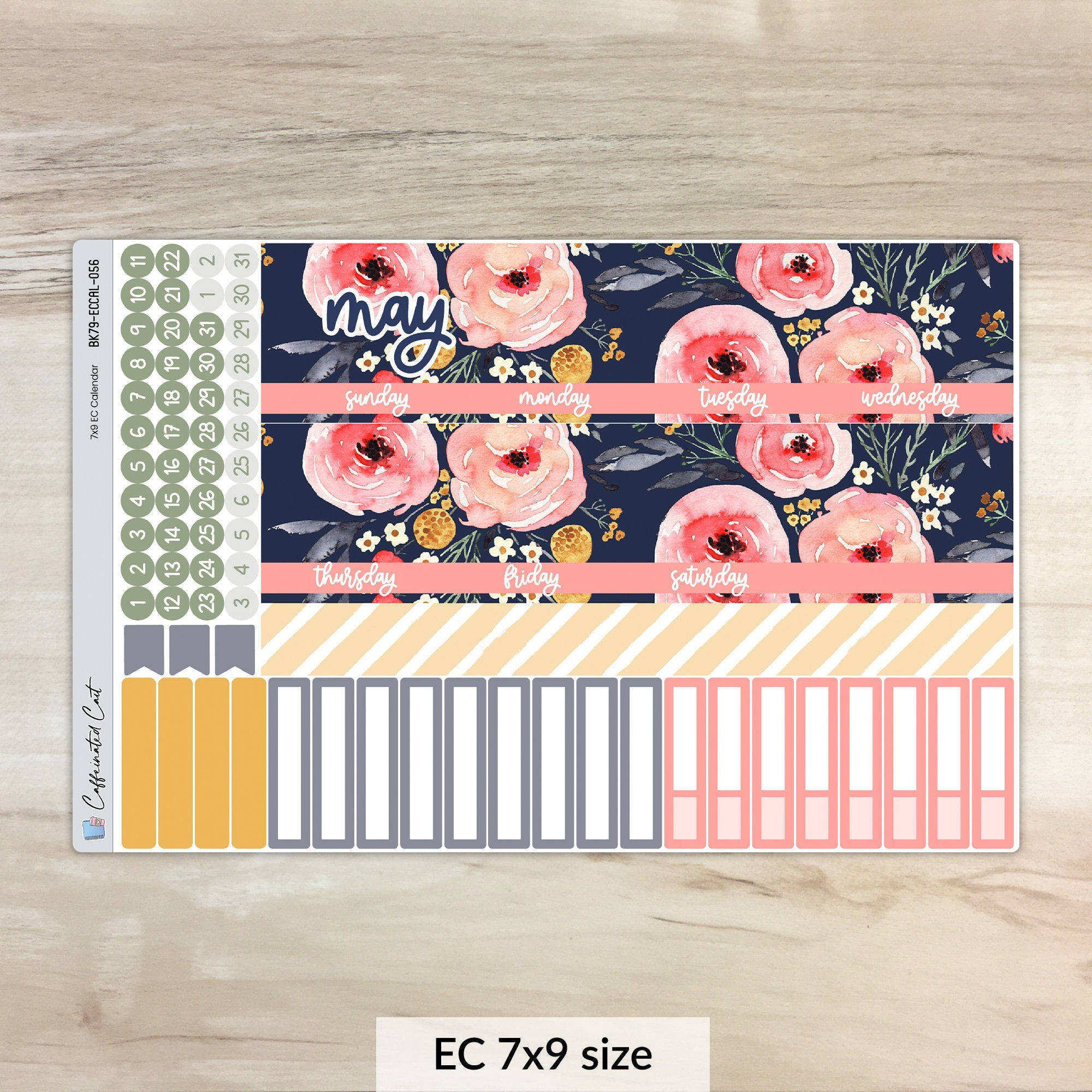 Calendar Kit for ERIN CONDREN Planners - Mountain Meadow [ 056 ]