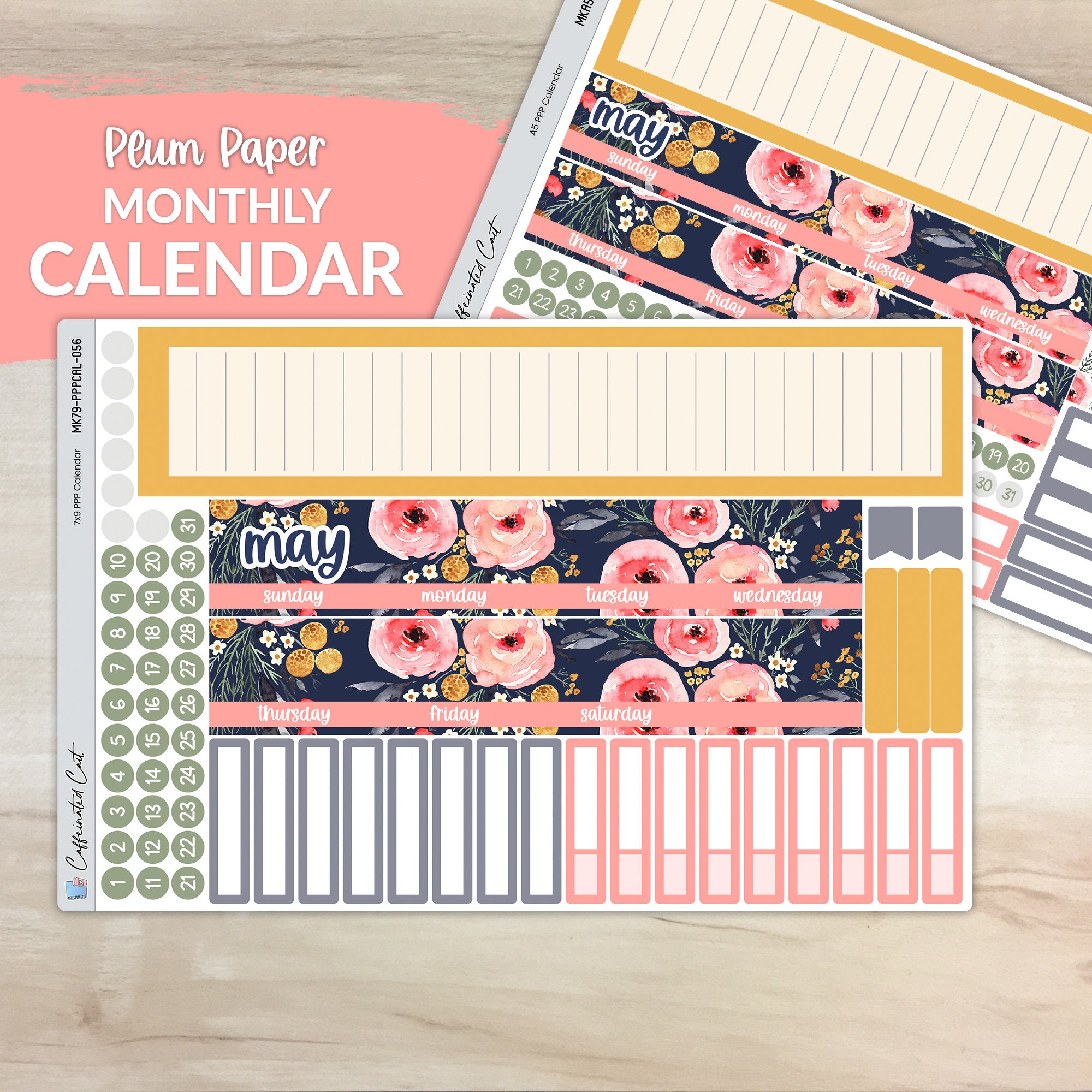 Calendar Kit for PLUM PAPER Planners - Mountain Meadow [ 056 ]