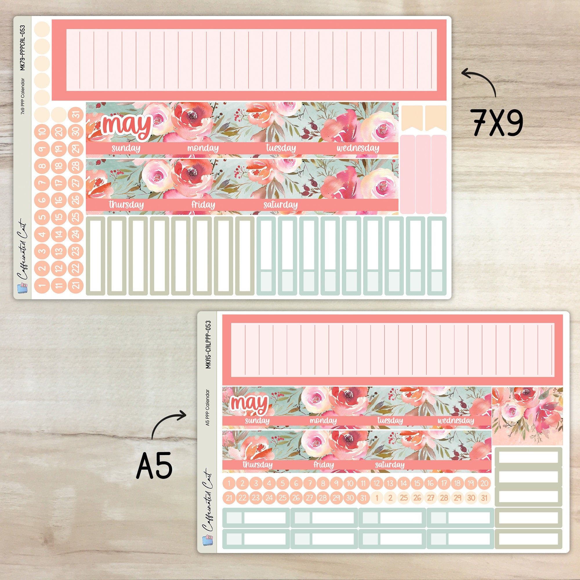 Calendar Kit for PLUM PAPER Planners - In a Dream [ 053 ]