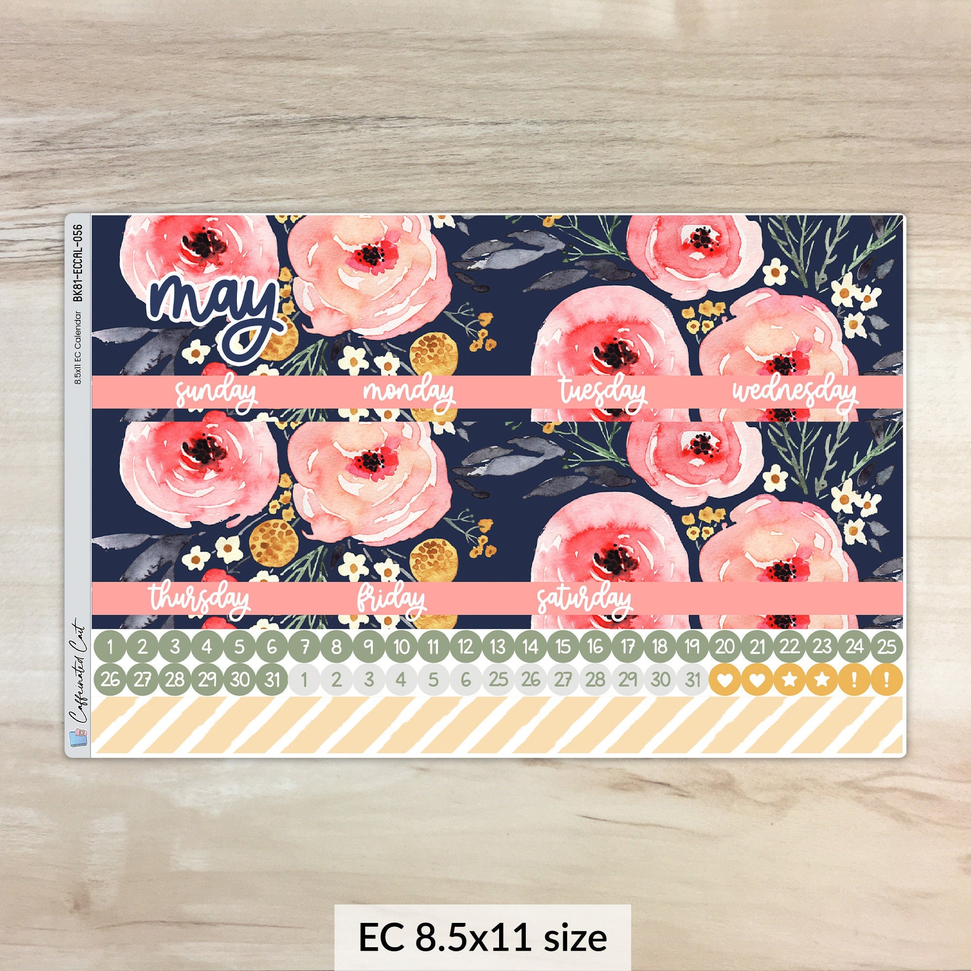 Calendar Kit for ERIN CONDREN Planners - Mountain Meadow [ 056 ]